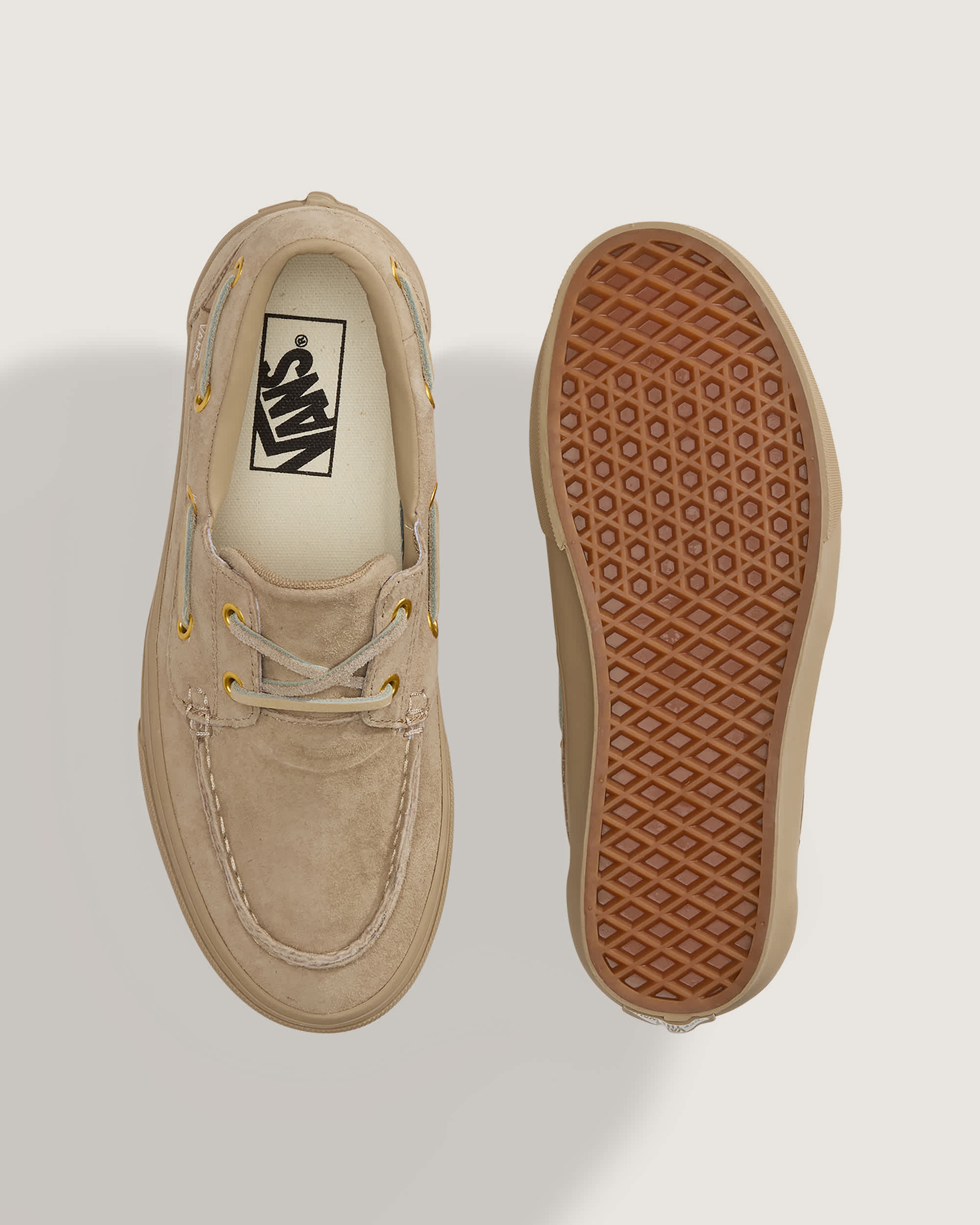Bootsschuhe mit 2 sen VANS Beige ALT2