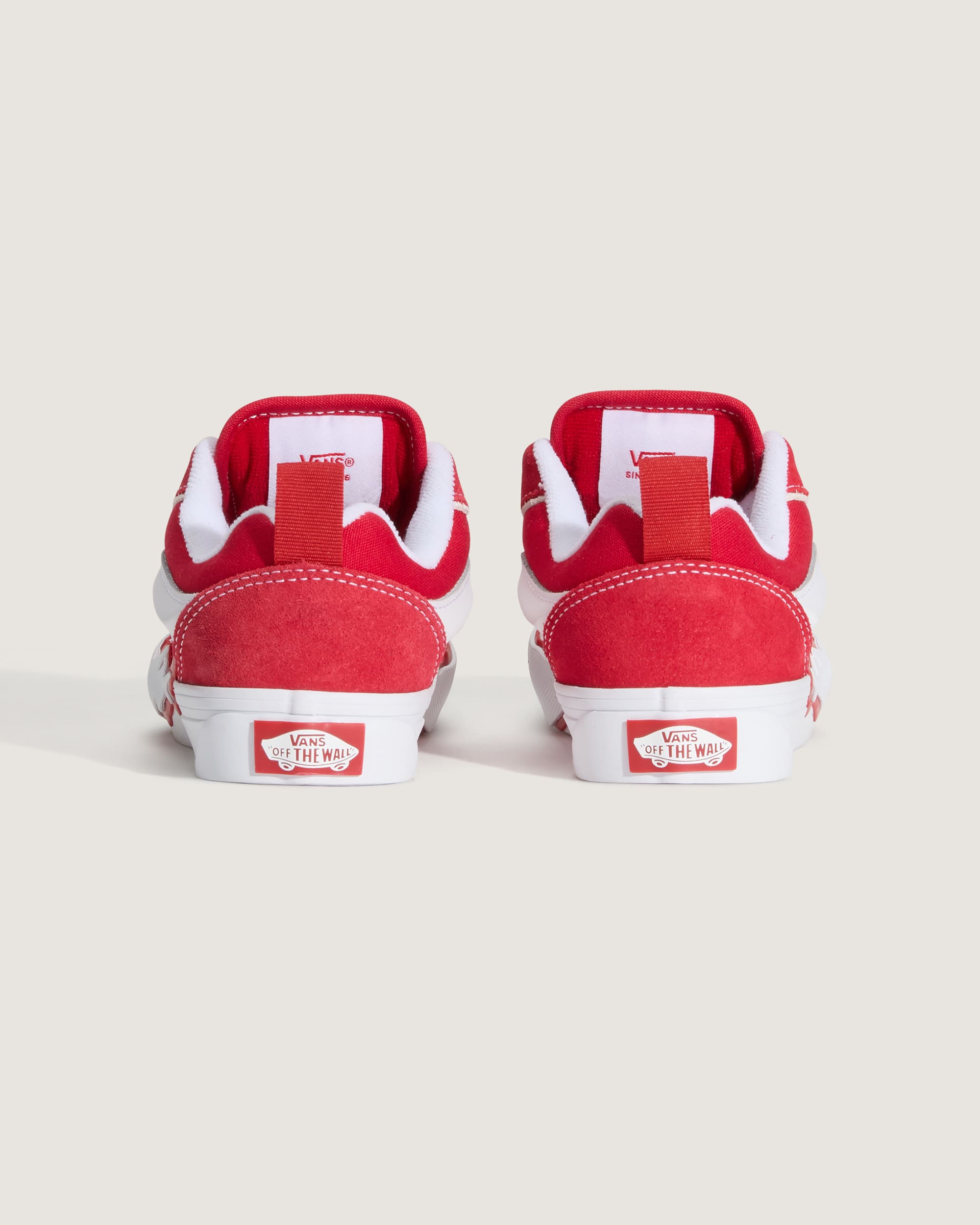 Kids Knu Skool Shoes 48 years VANS Red ALT3