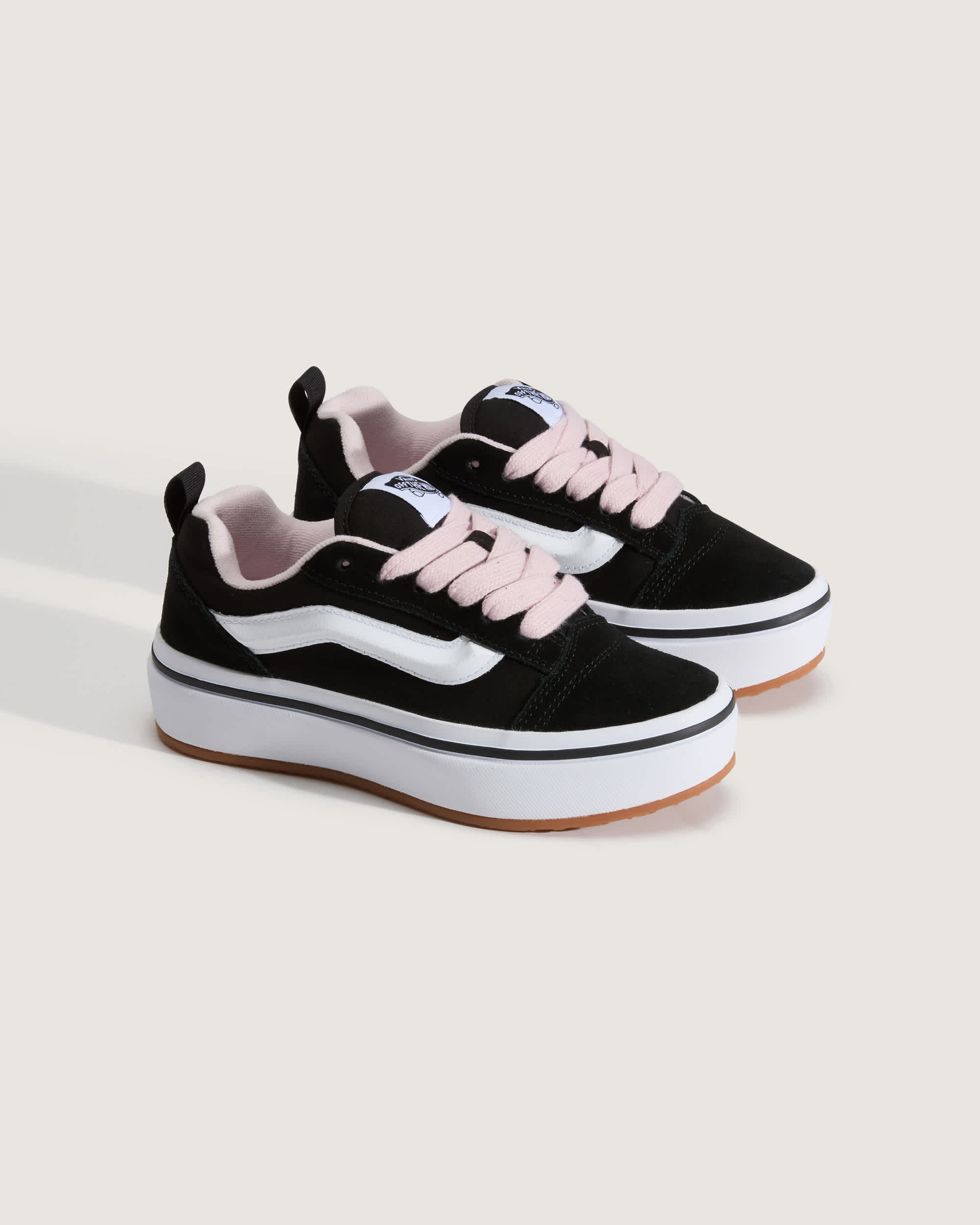 Youth Knu Skool Platform Lite Shoes 814 years VANS BlackPink ALT1