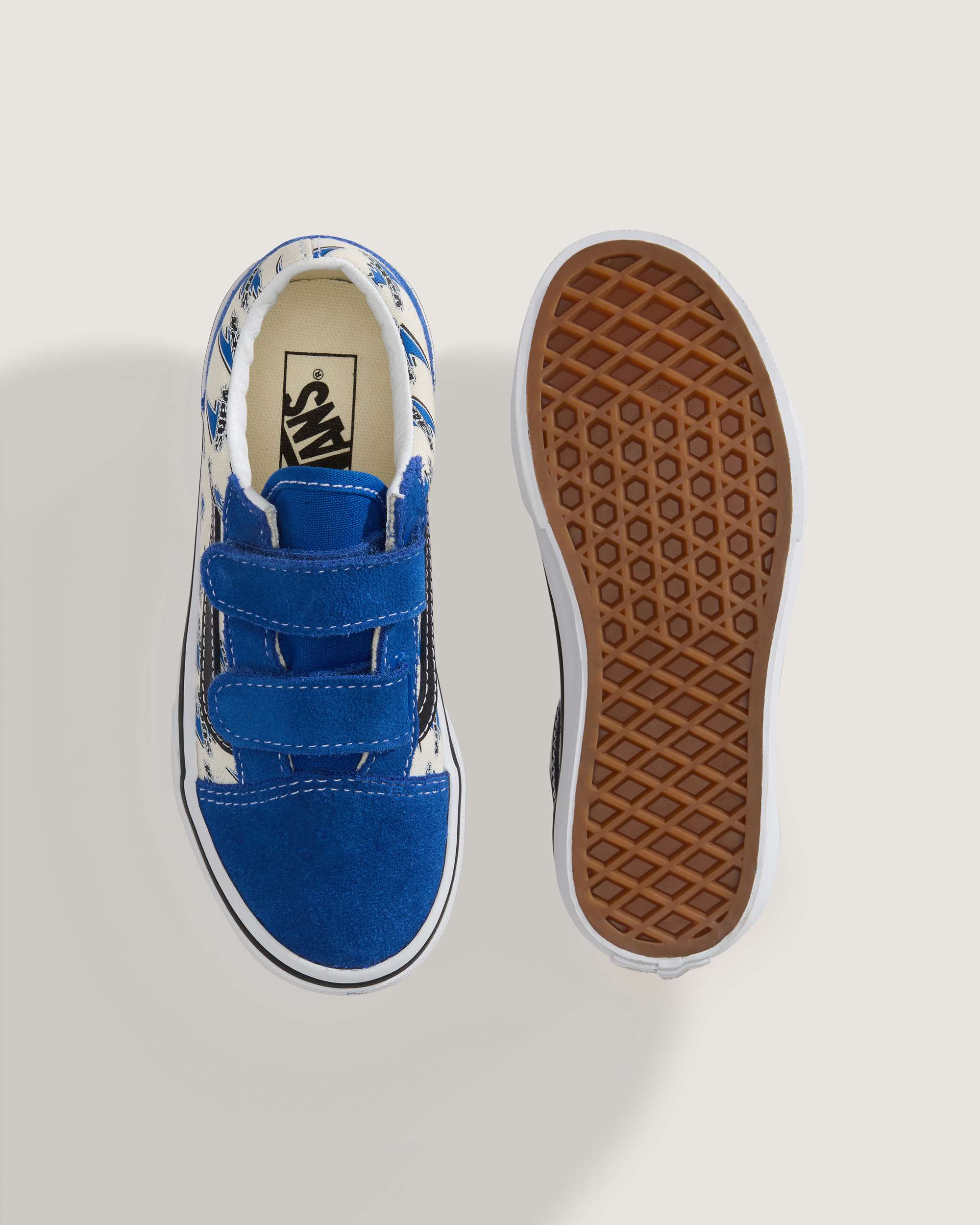 Chaussures Old Skool V Enfant 48 ans VANS Bleu ALT2