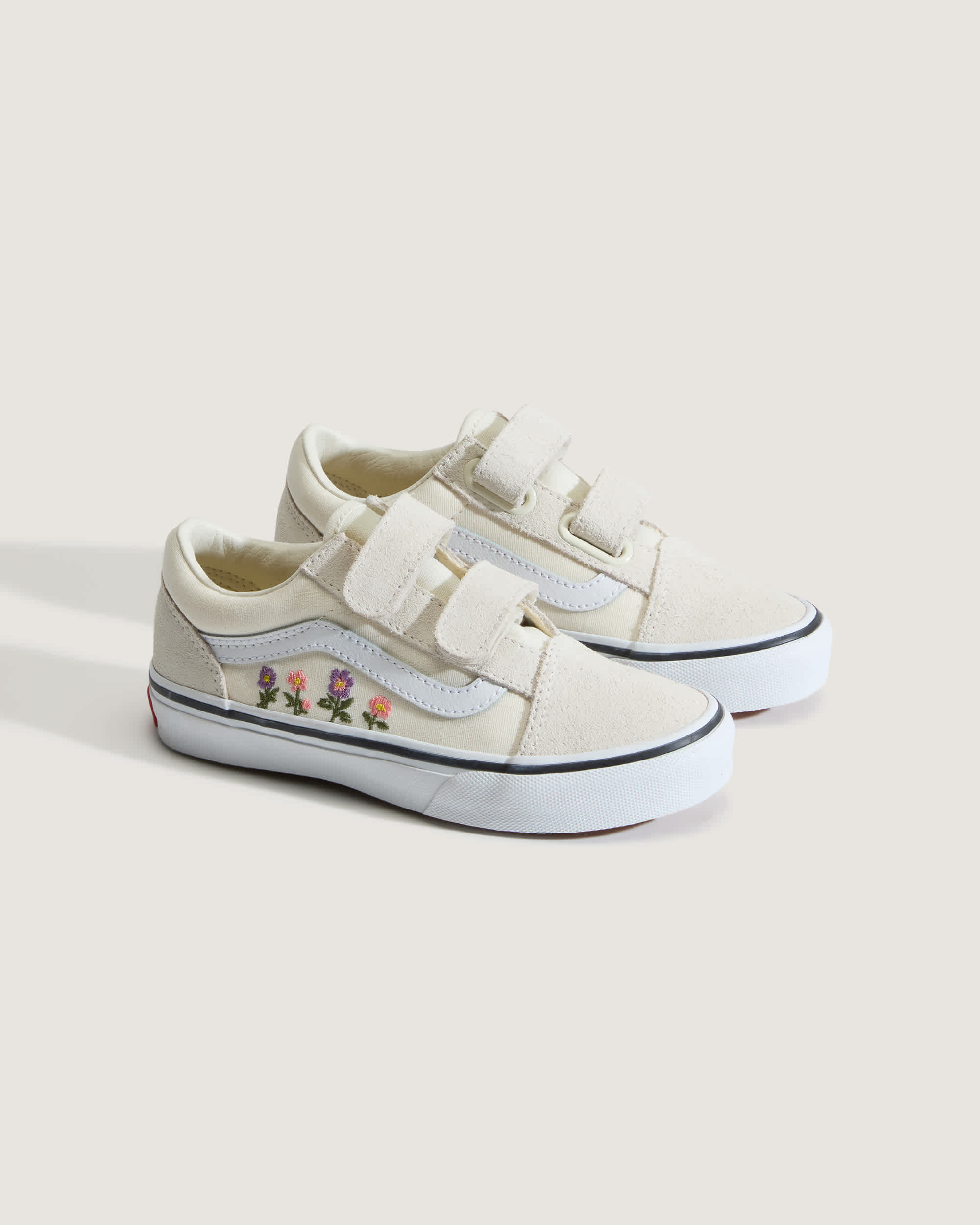 Scarpe Bambino Old Skool V 48 anni VANS Bianco ALT1