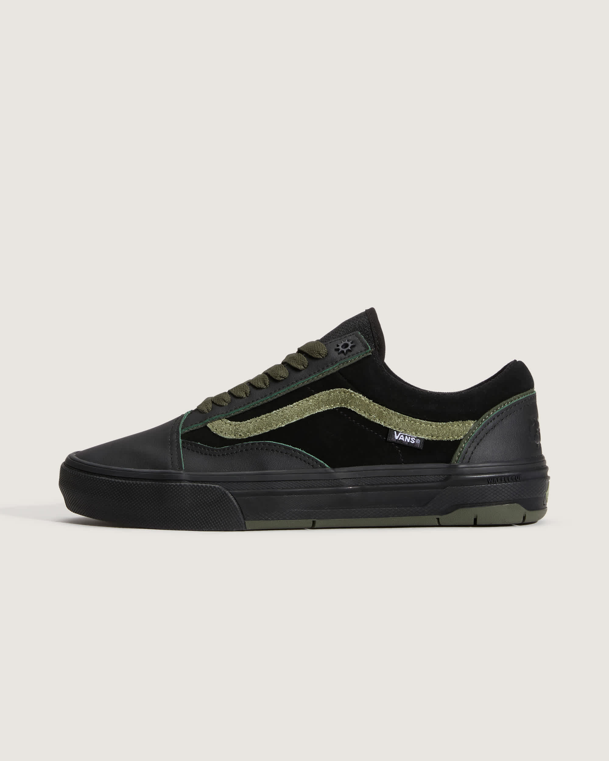 Skate Old Skool Wafflecup Shoes VANS BlackGreen HERO