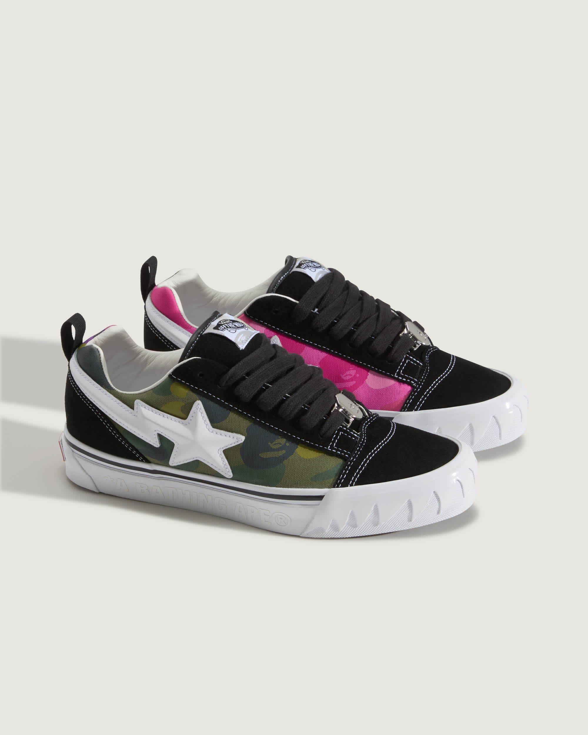 Vans x BAPE Knu Skool VANS Schwarz ALT1