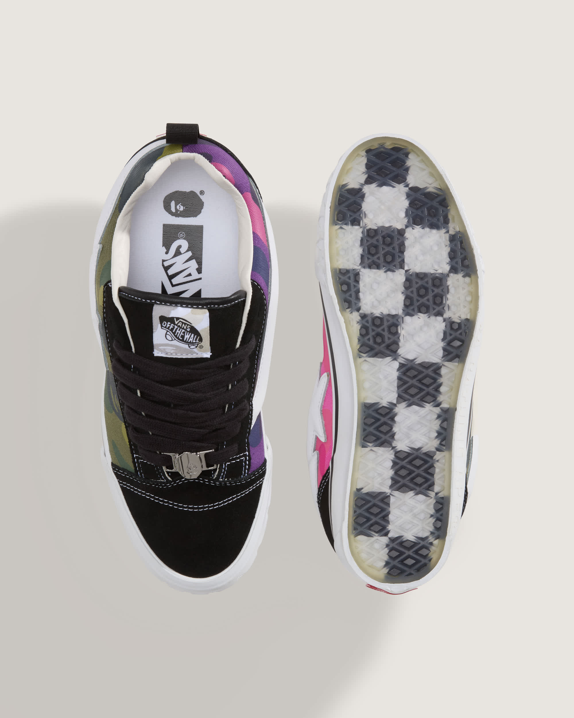 Vans x BAPE Knu Skool VANS Schwarz ALT2