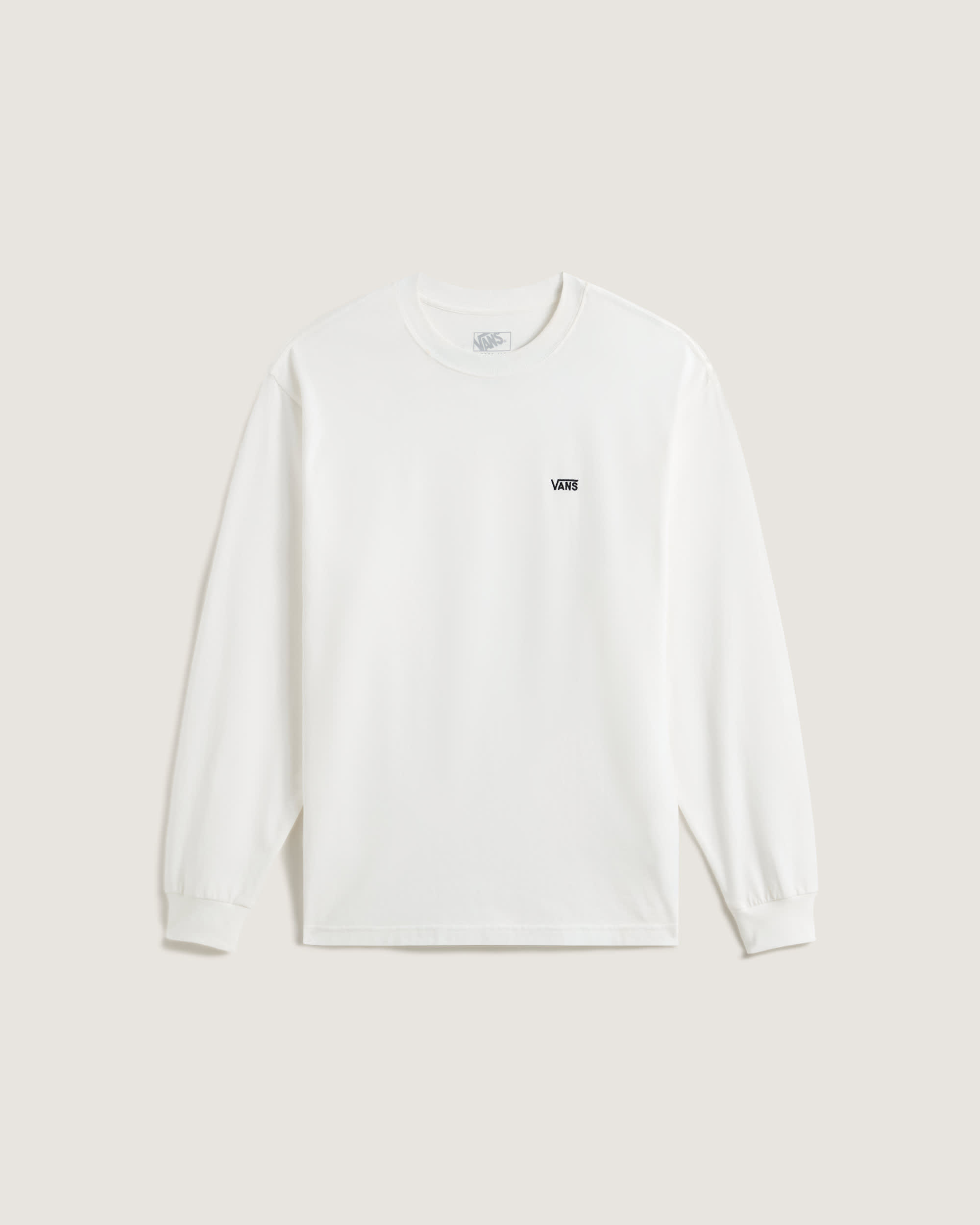 Lockeres LangarmTShirt mit Logo auf der linken Brust II VANS Wei HERO