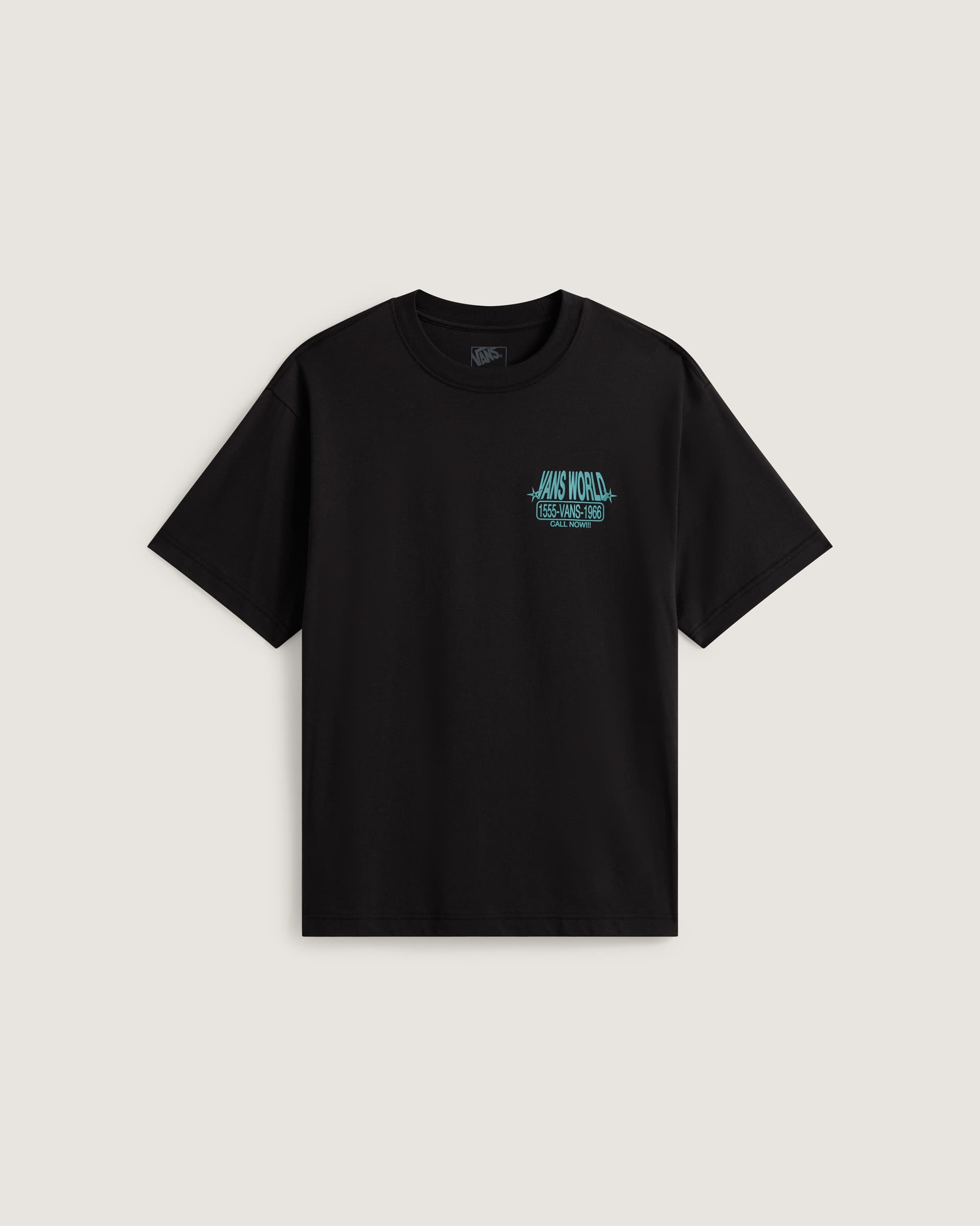 Vans World Intl SS Tee Black VANS Nero HERO