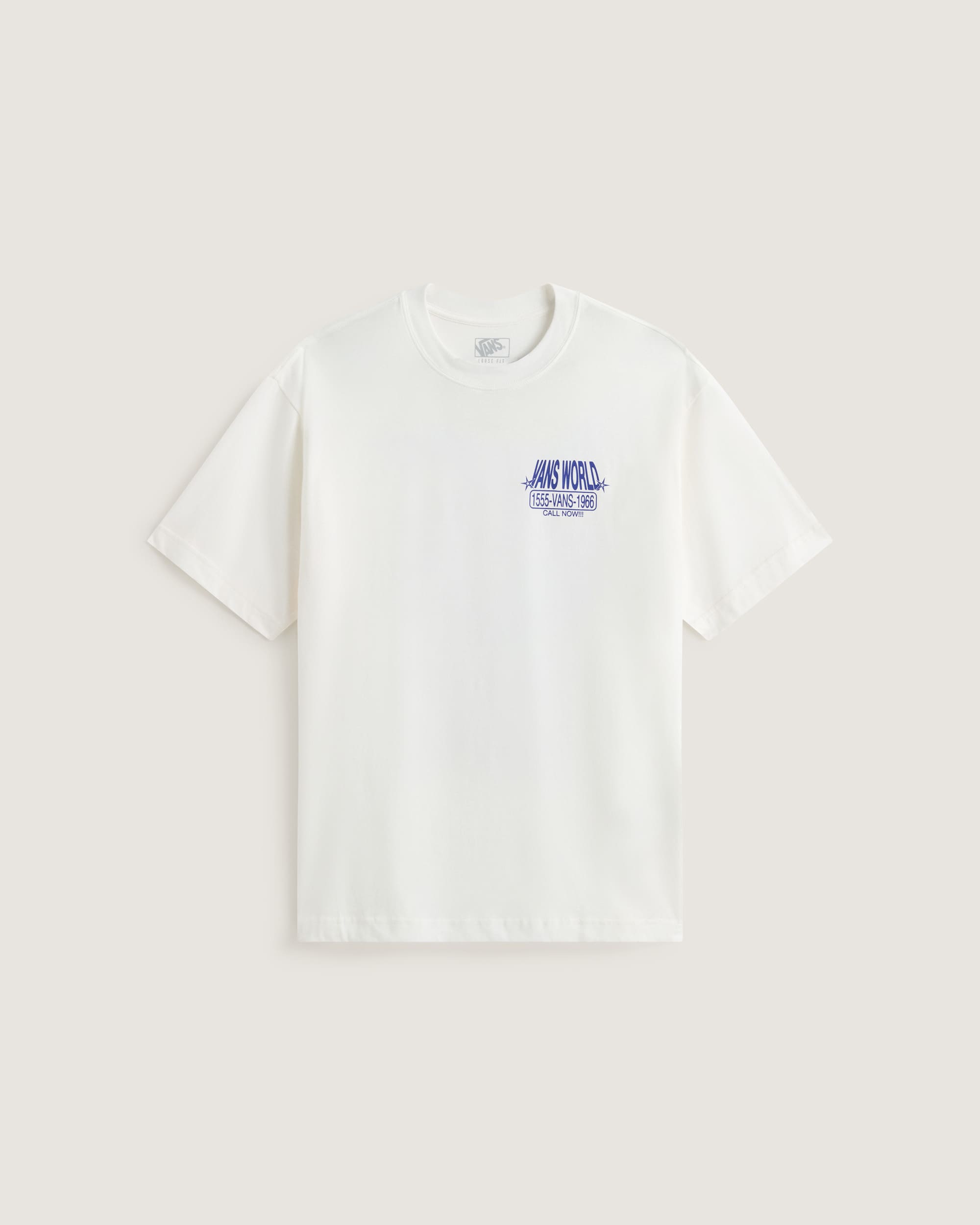 Vans World Intl SS Tee White VANS White HERO