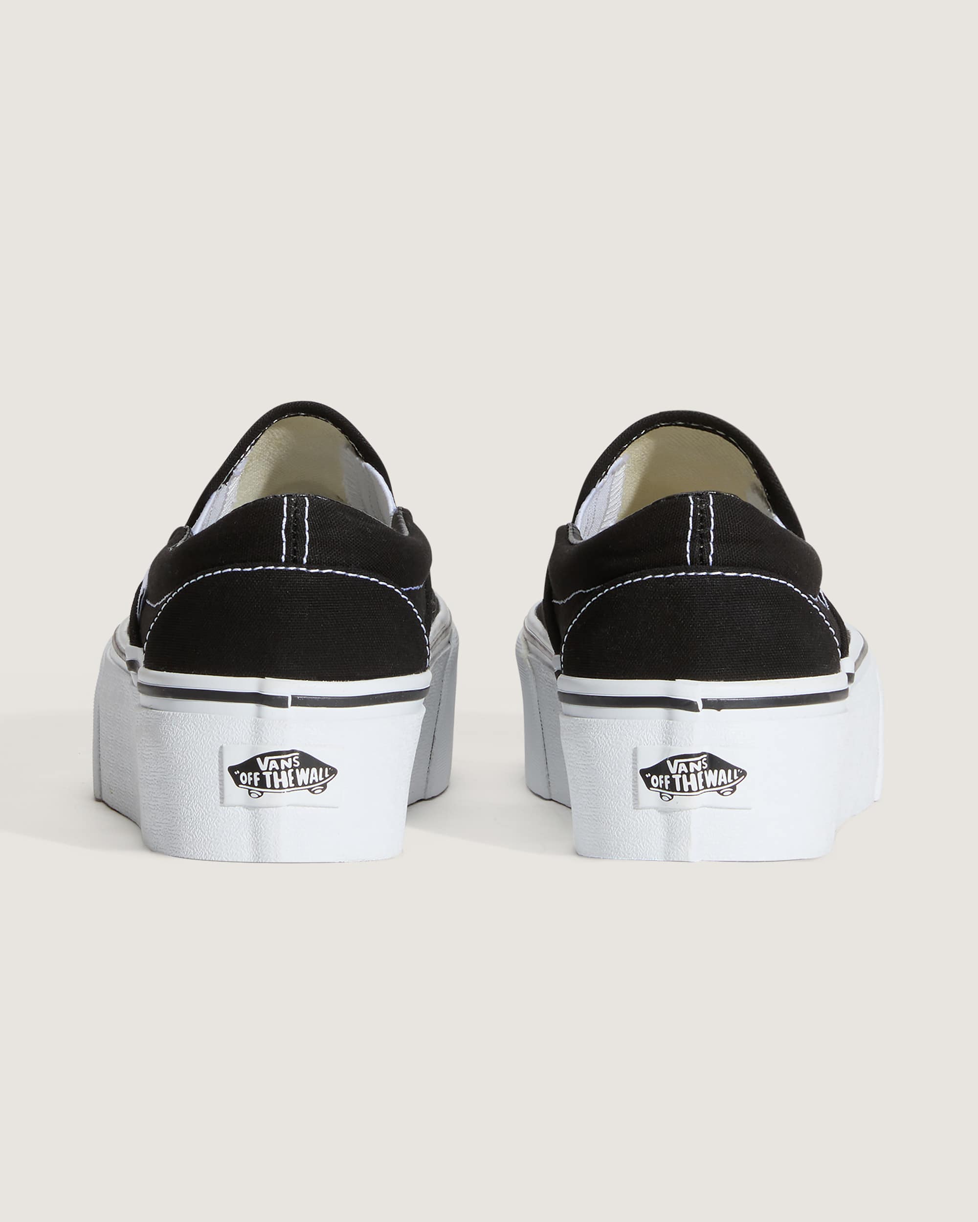 Classic SlipOn Platform Schuhe VANS Schwarz ALT3