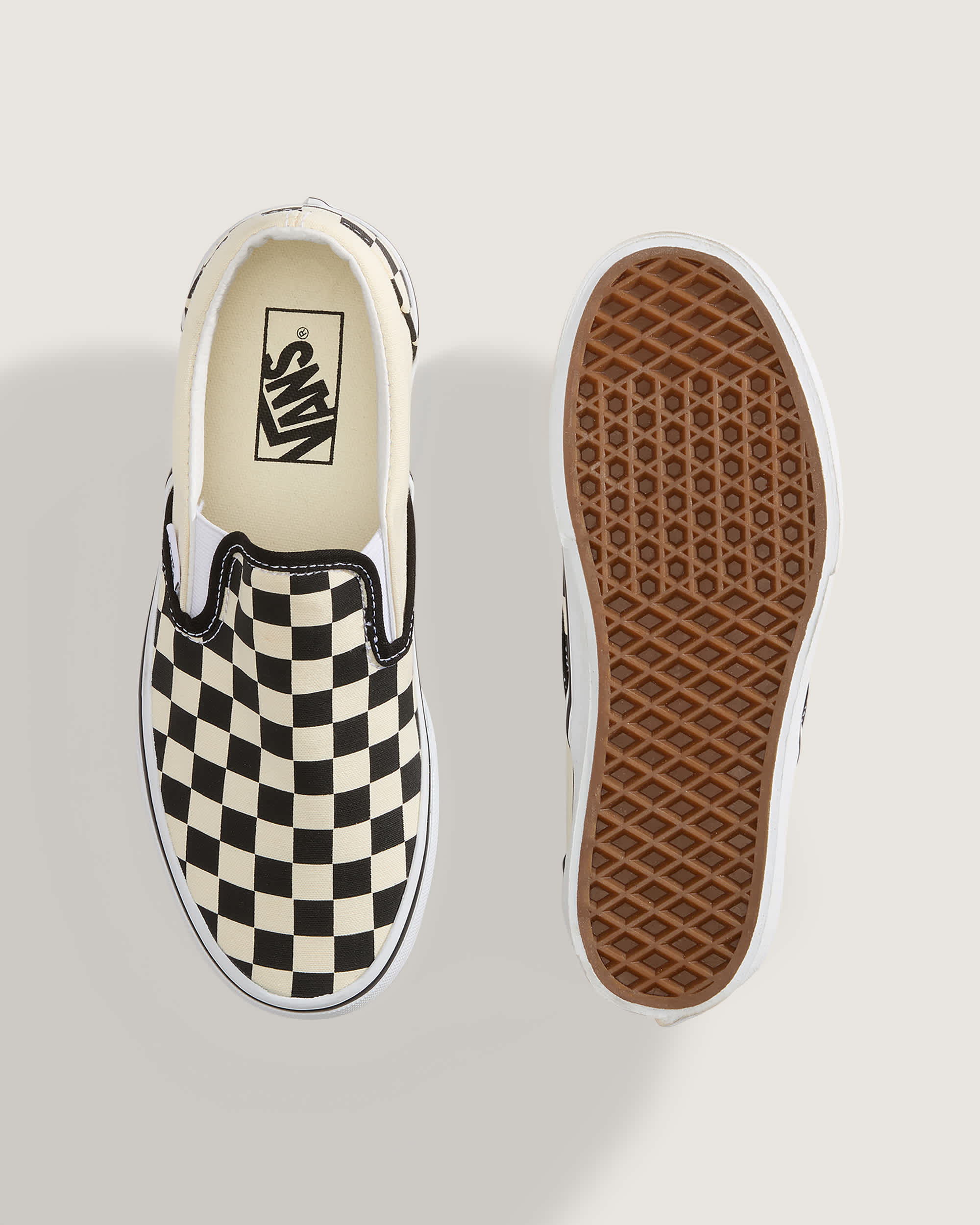 Classic SlipOn Platform Shoes VANS BlackWhite ALT2