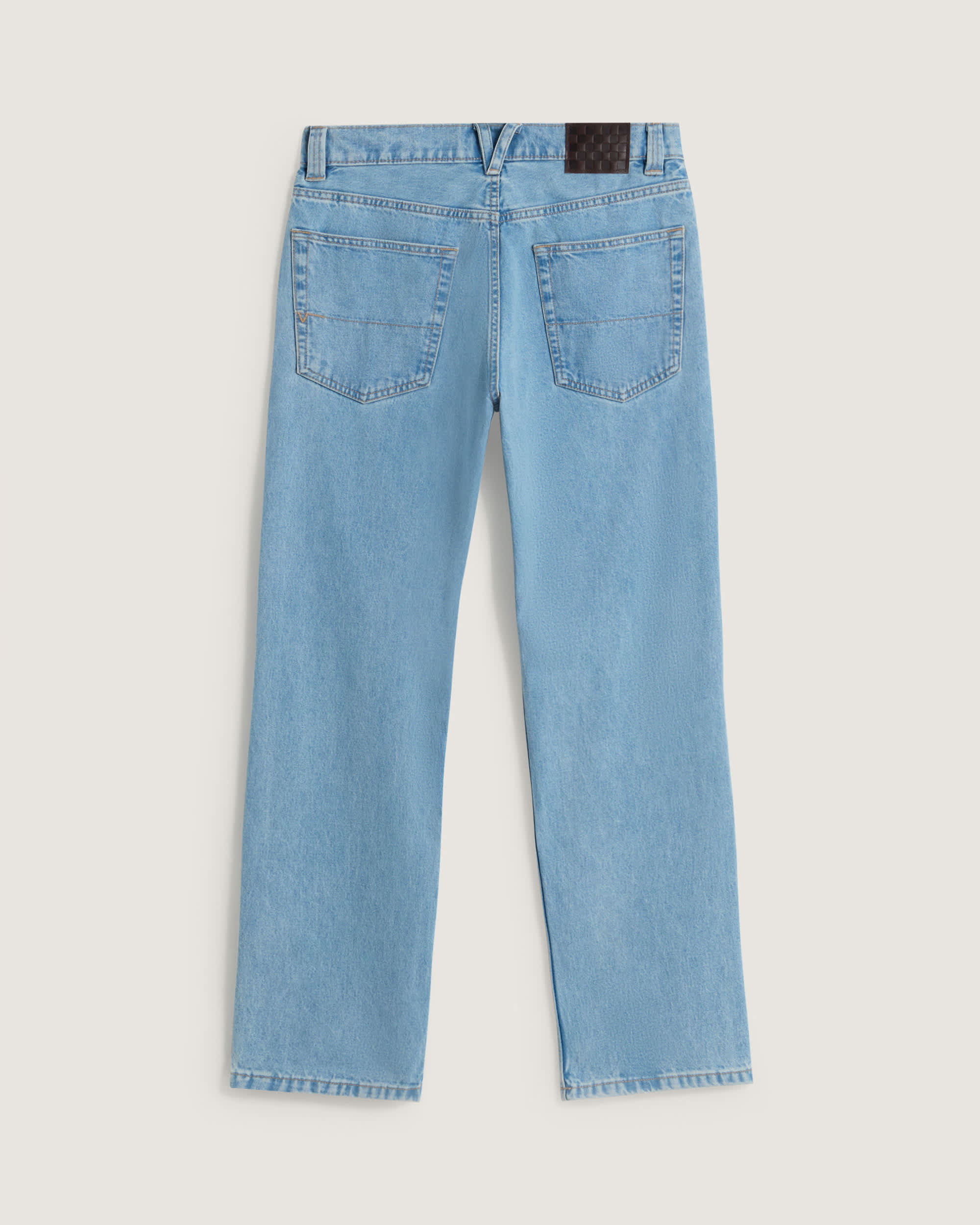 Check5 Straight Denim Pant LIGHT STONEWASH VANS Niebieski ALT1