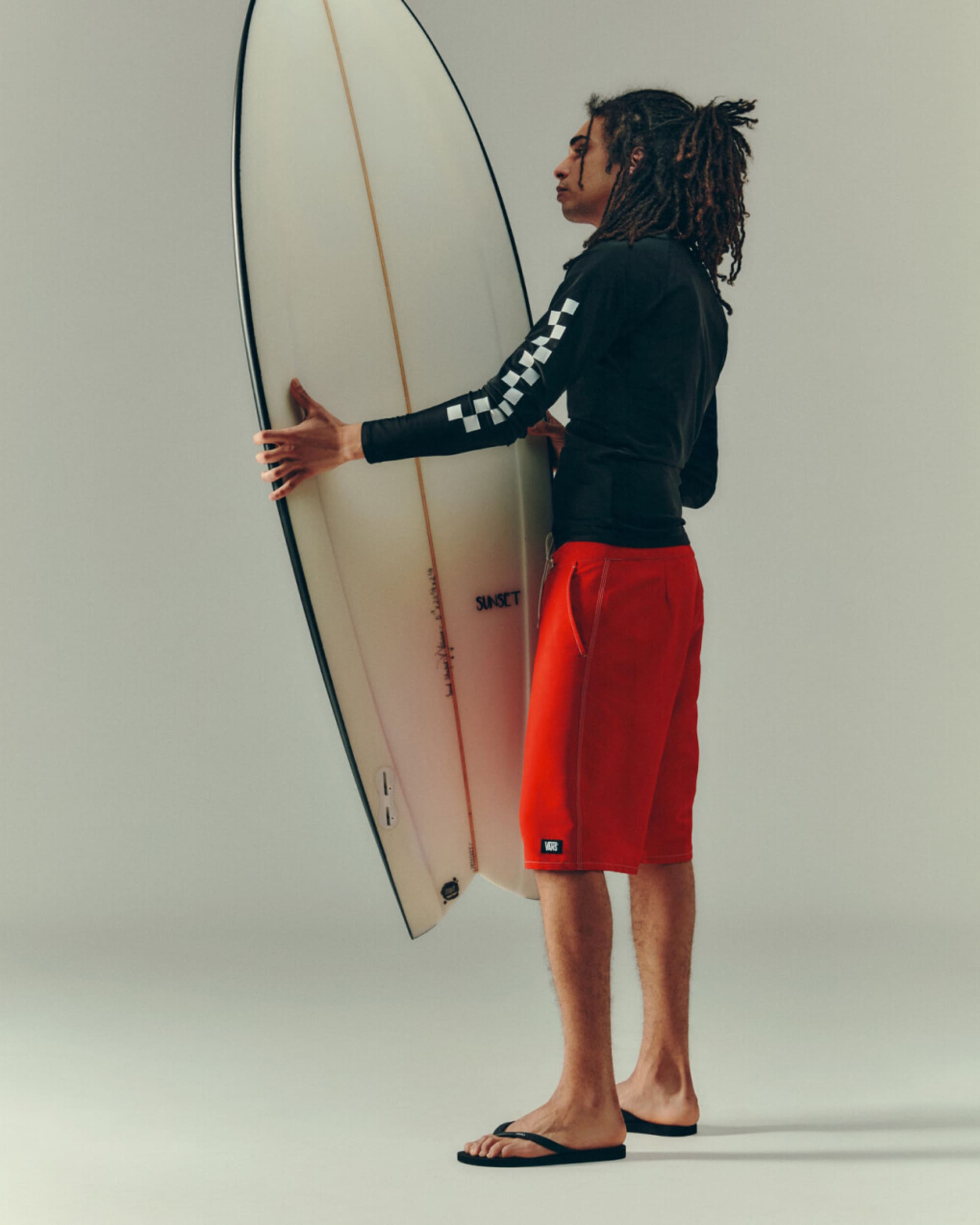 Voyage Long Cargo Boardshort VANS Rood ALT1