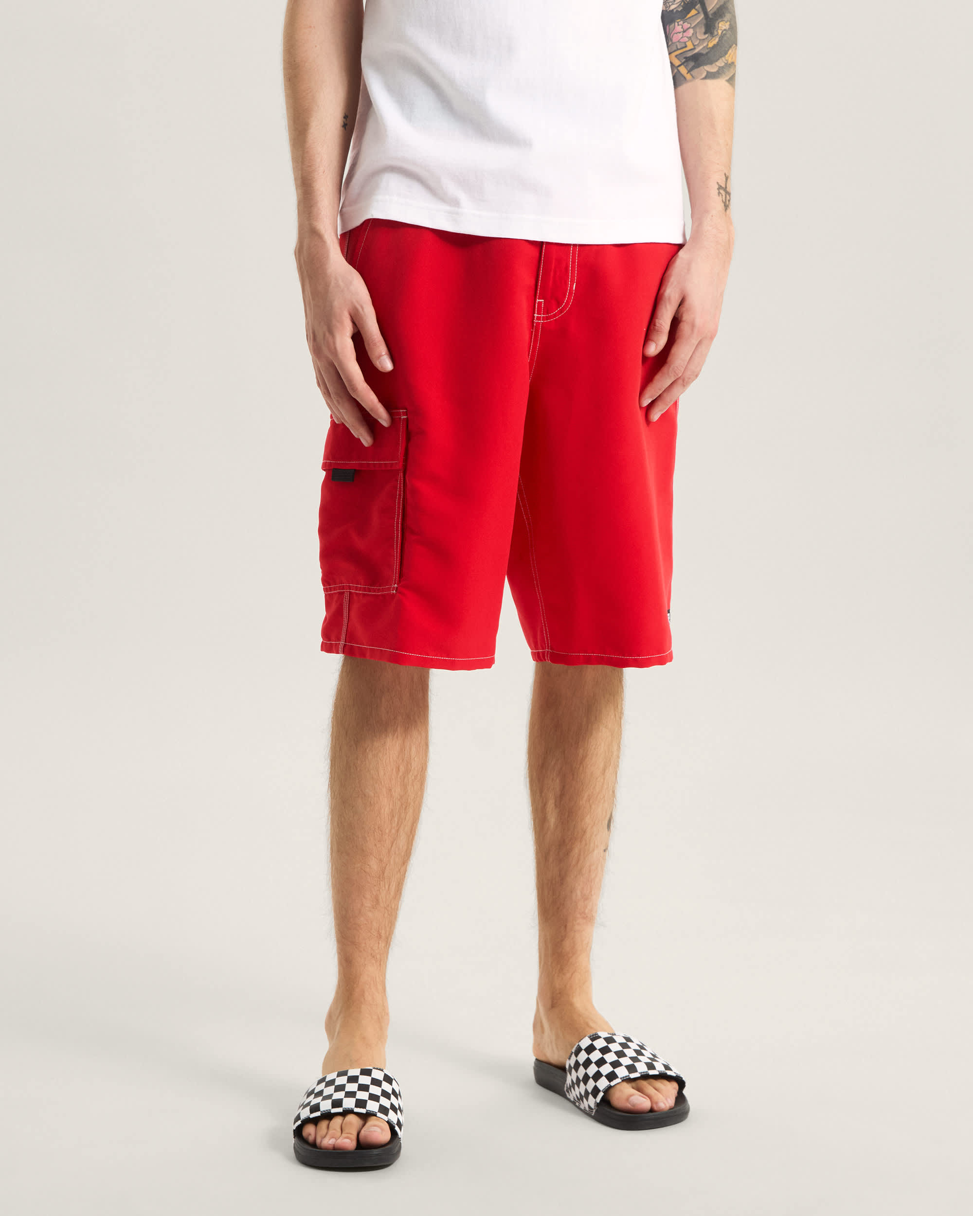 Voyage Long Cargo Boardshort VANS Rood ALT3