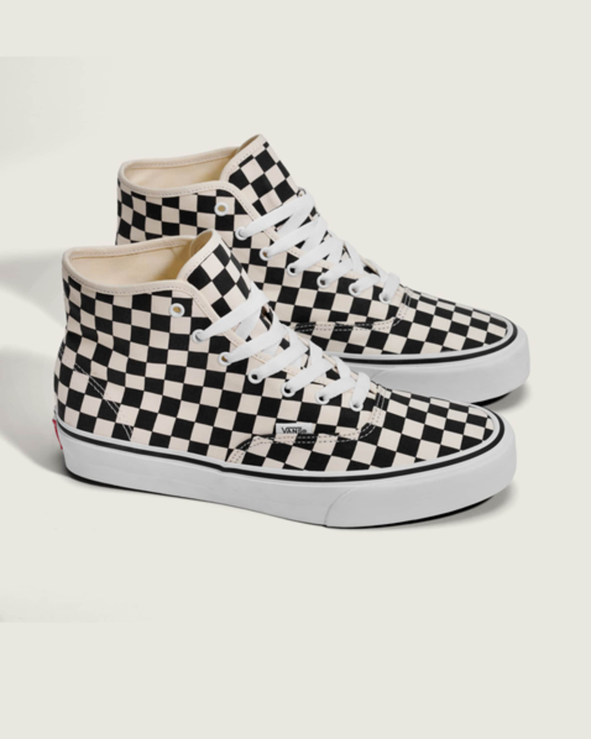 Scarpe Authentic Hi 20 Checkerboard VANS Nero ALT2