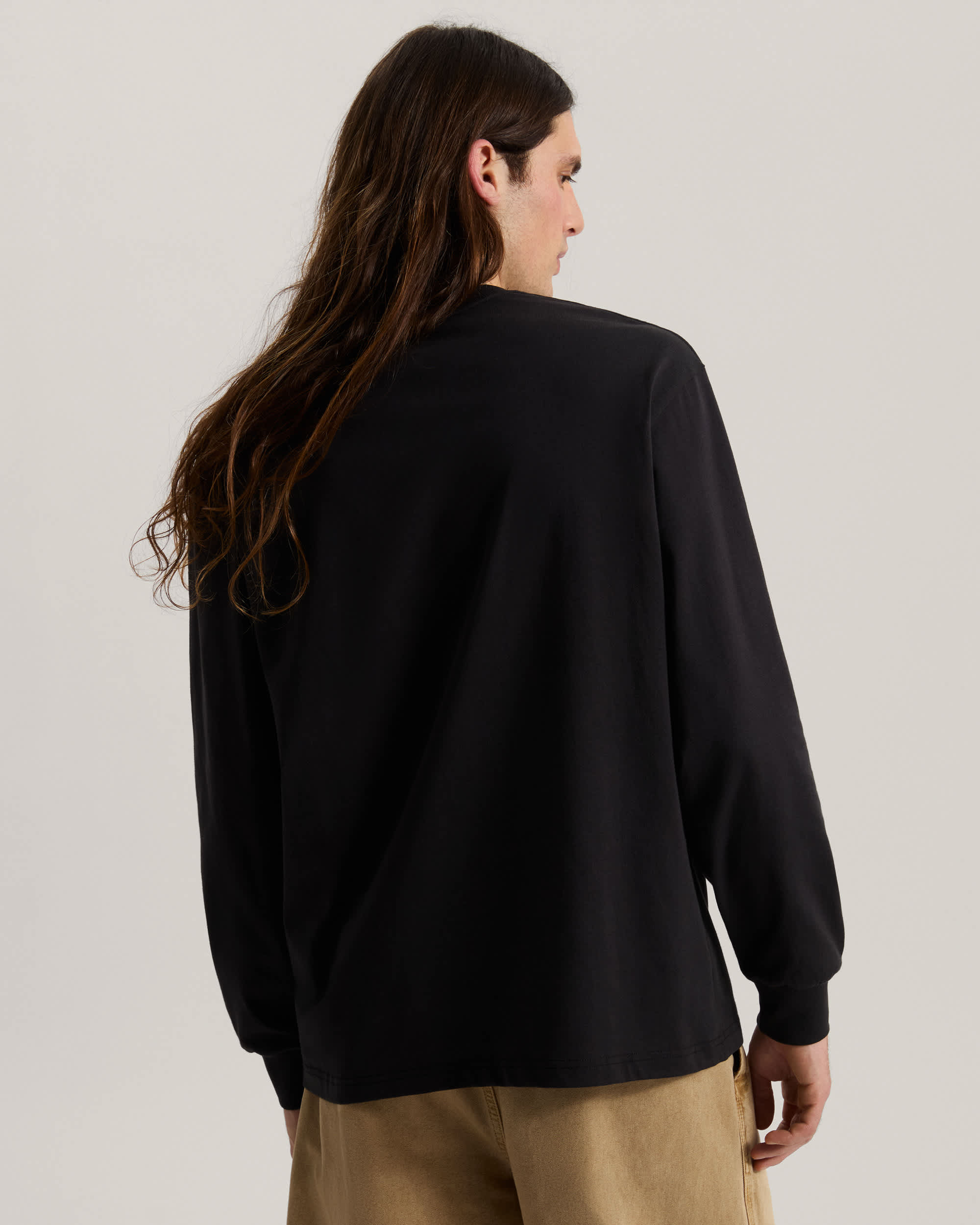 Left Chest Logo II TShirt VANS Schwarz ALT3