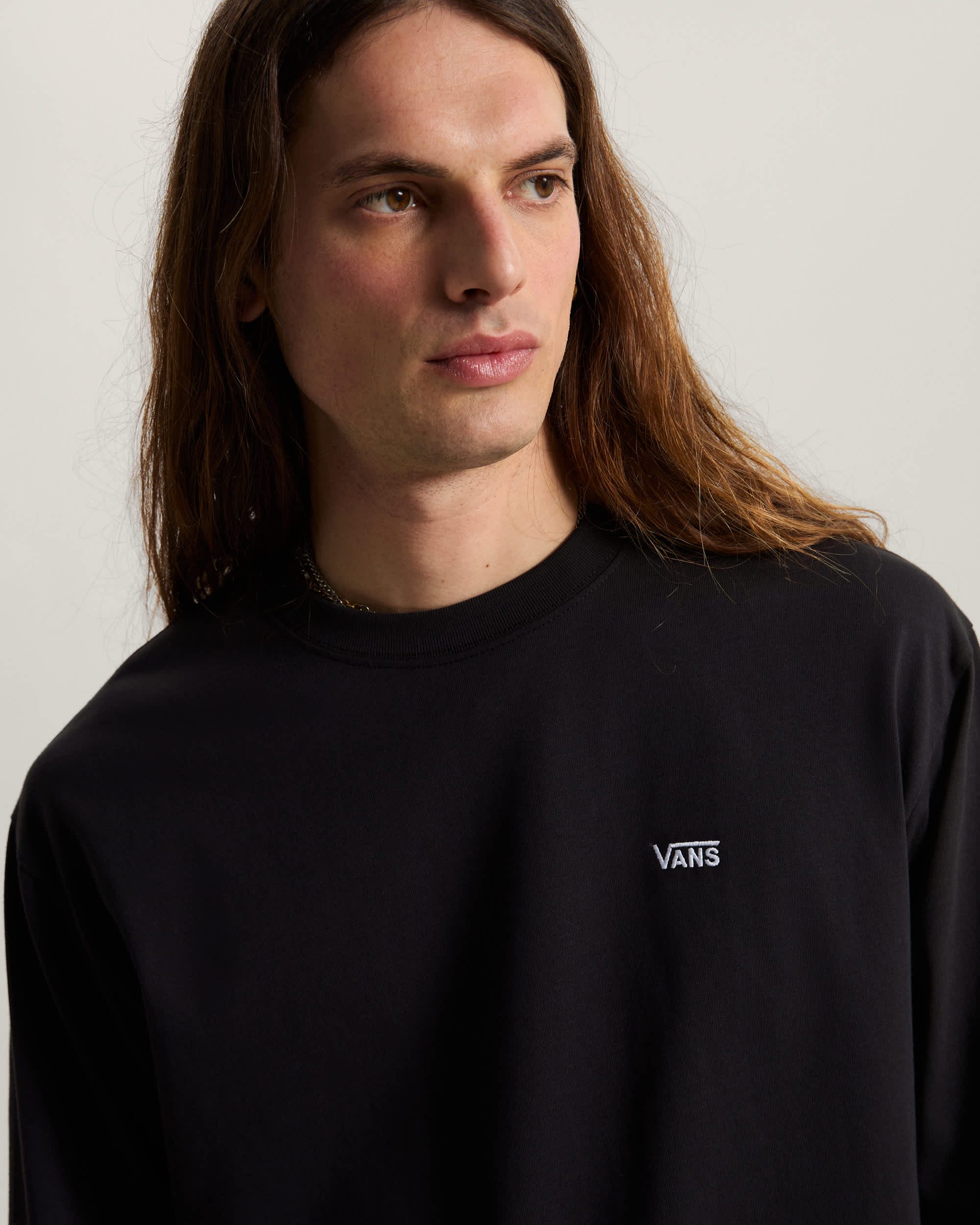 LEFT CHEST II LOOSE  Long Sleeve TShirt VANS Black ALT6