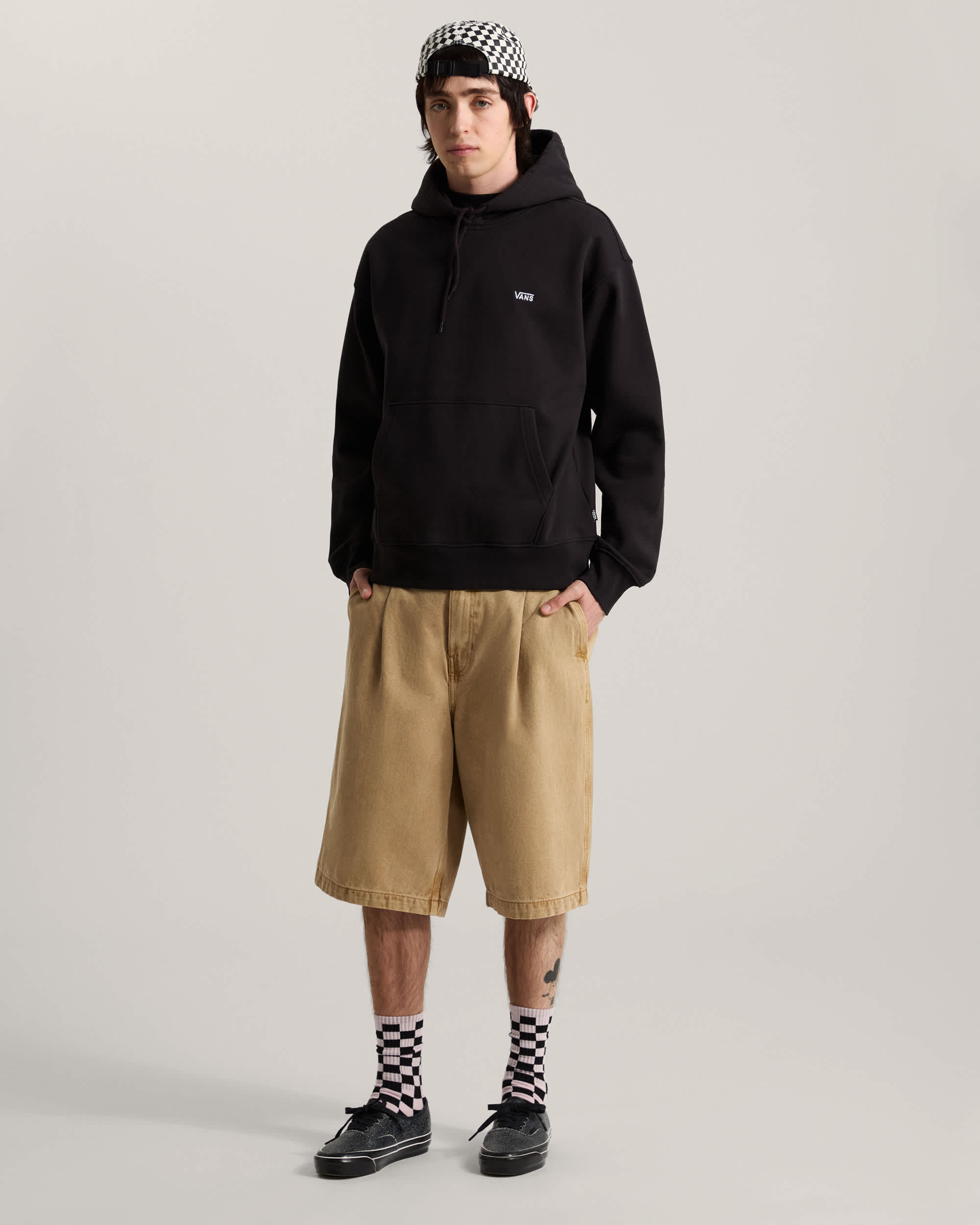 Camisola com capuz Left Chest Logo II VANS Preto ALT5