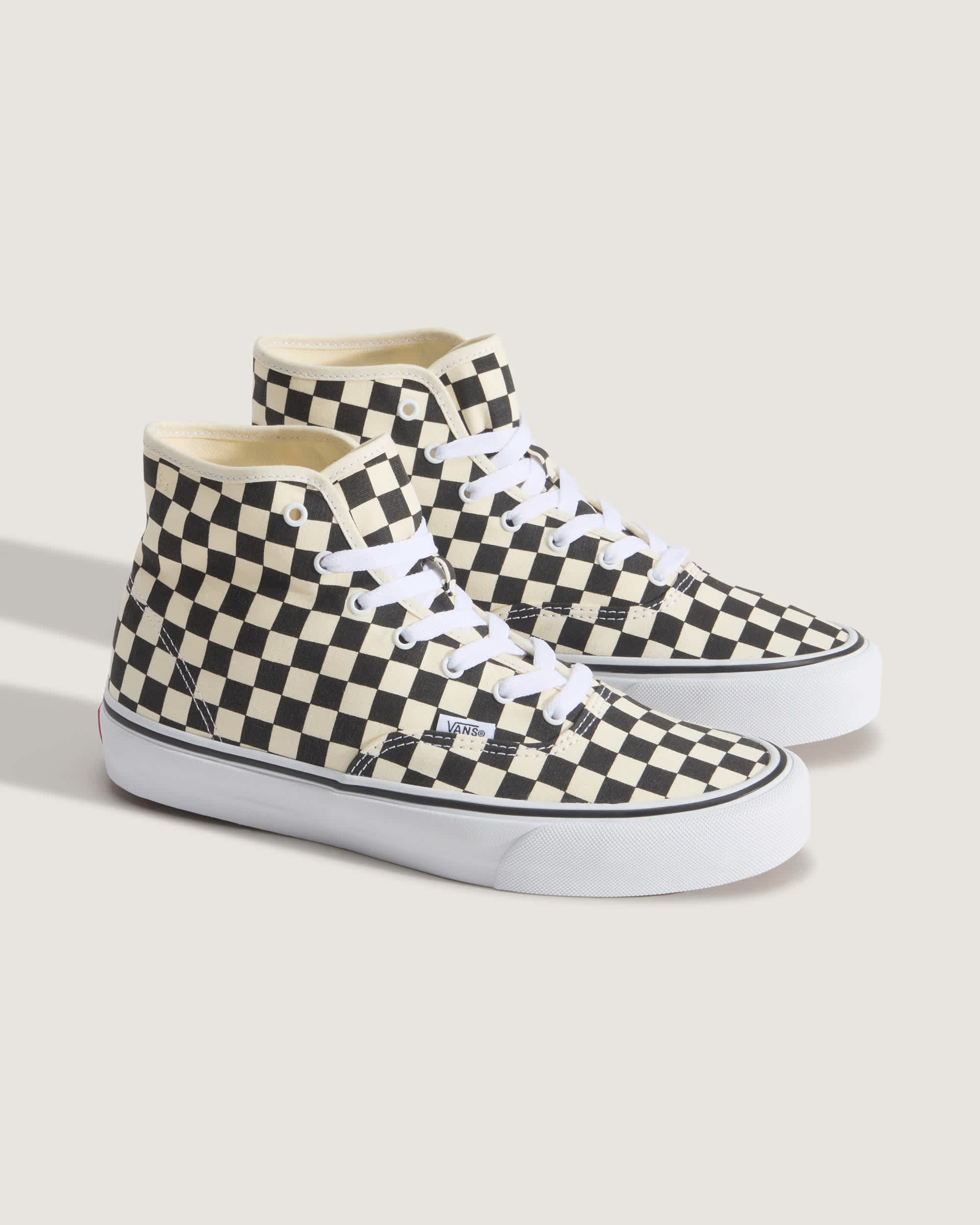 Chaussures Authentic Hi 20 Checkerboard VANS Noir ALT1