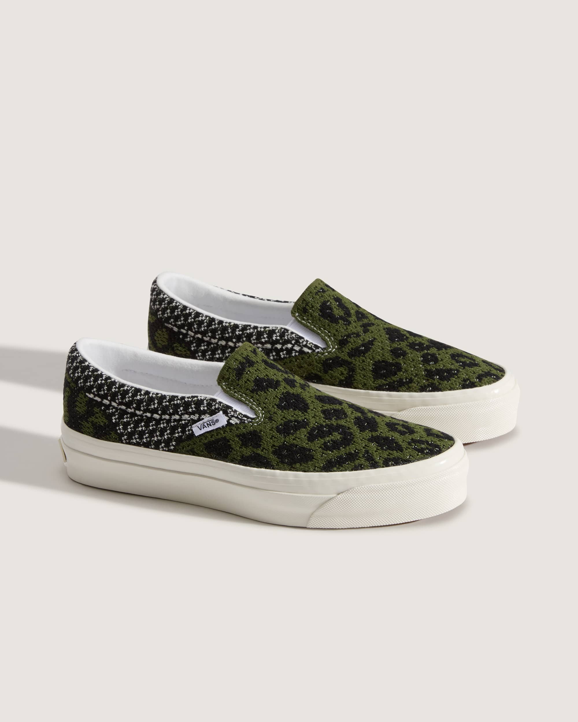 Buty Premium Classic SlipOn VANS CzarnyZielony ALT1