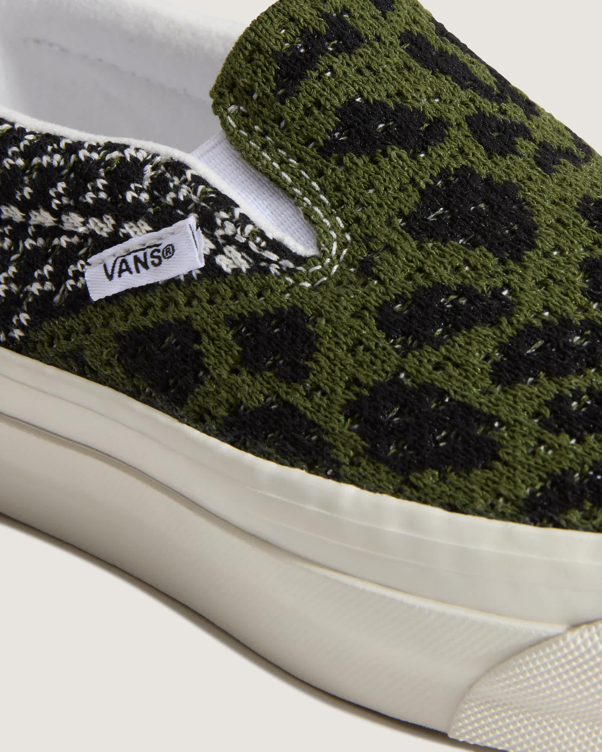 Buty Premium Classic SlipOn VANS CzarnyZielony ALT6