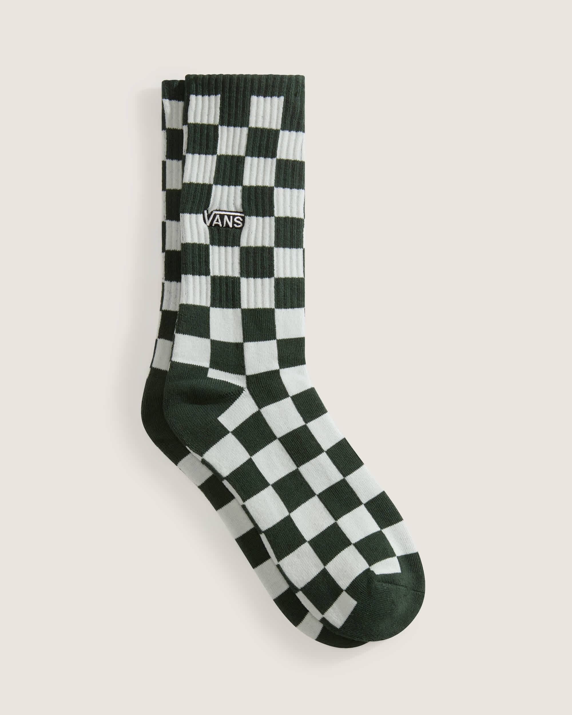 Calzettoni Checkerboard 2 paia VANS Verde ALT1
