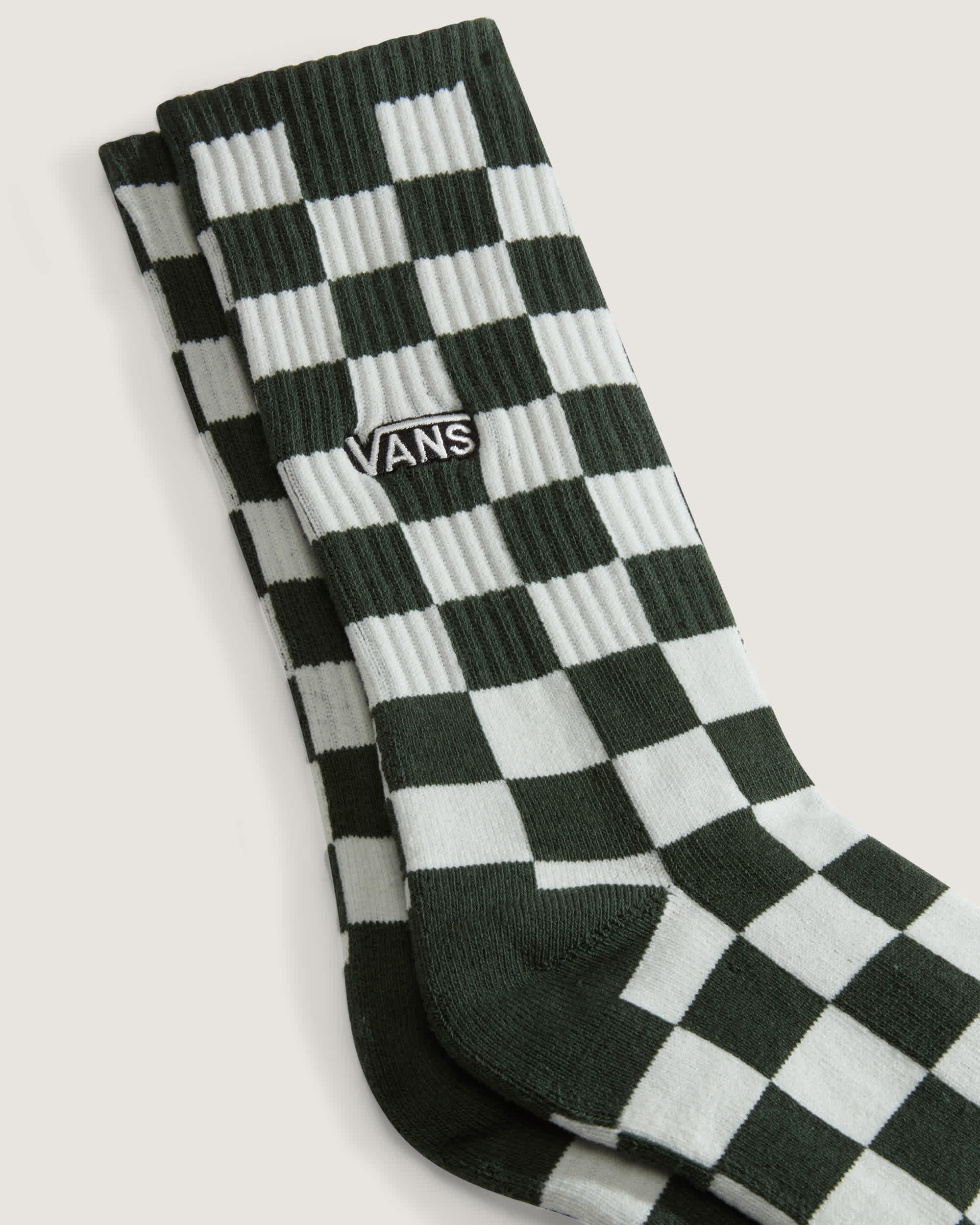 Calzettoni Checkerboard 2 paia VANS Verde ALT2