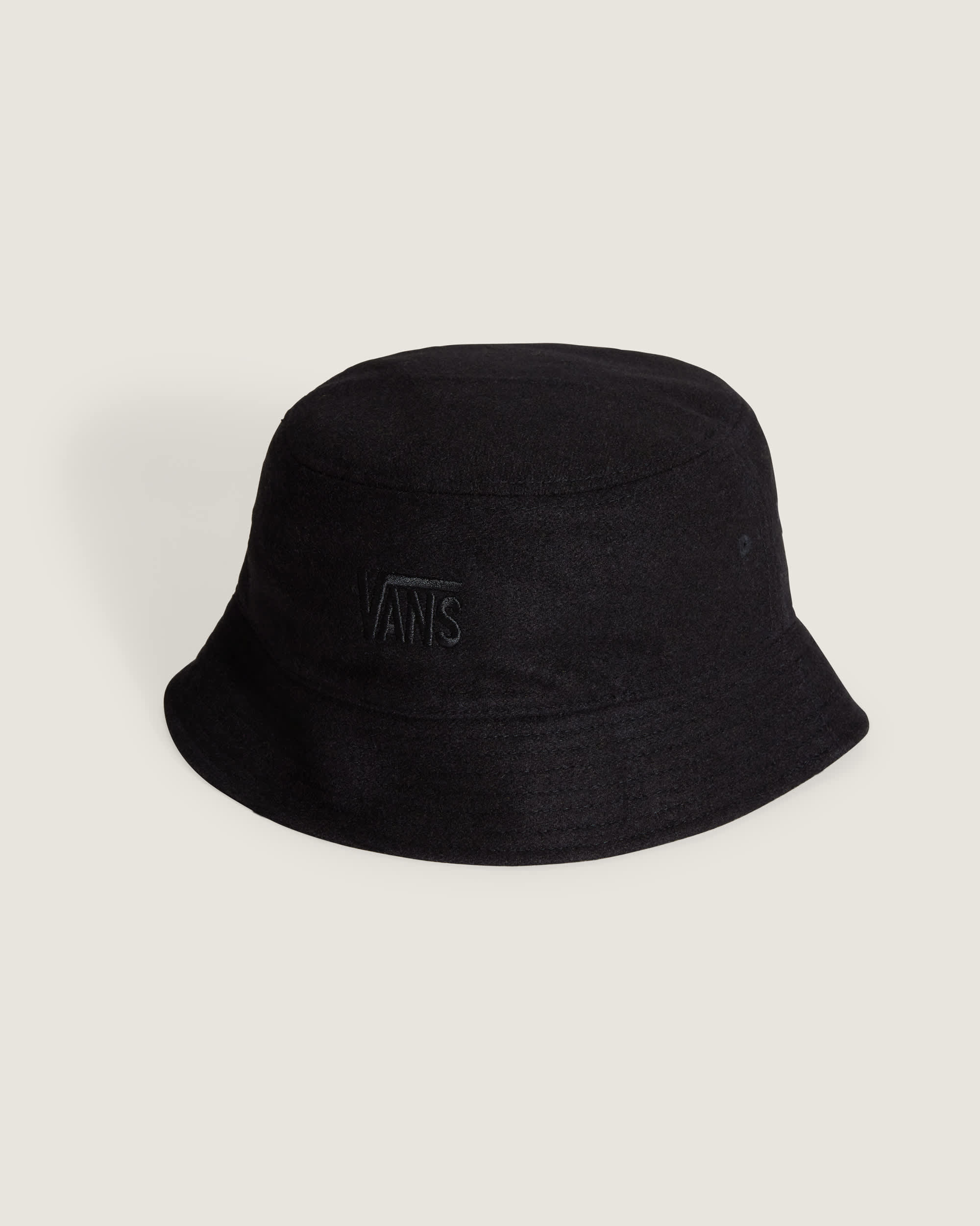 Stretch Logo Bucket Hat Black VANS Black HERO