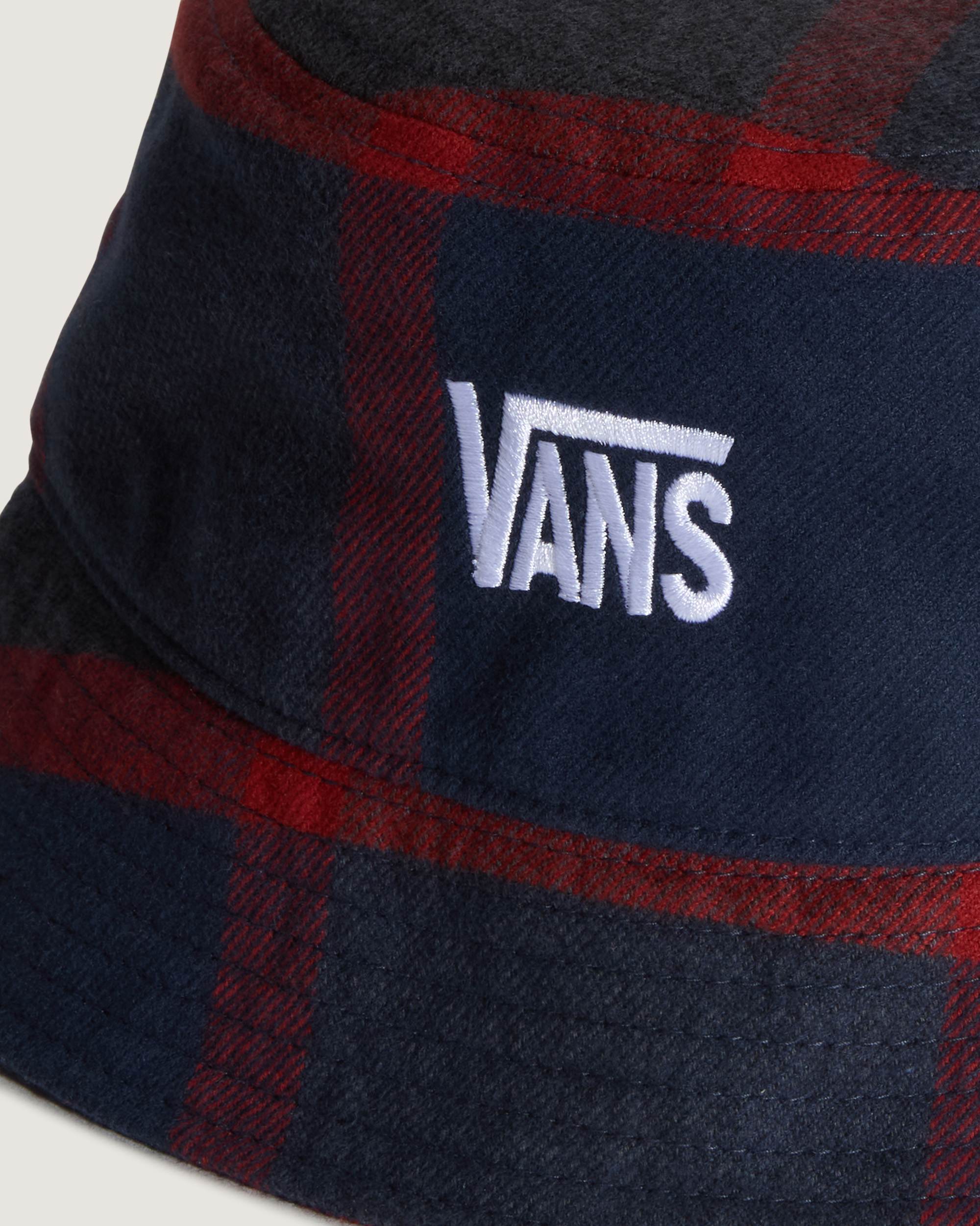 Stretch Logo Bucket Hat Parisian NightPppyEmbr VANS Red ALT2