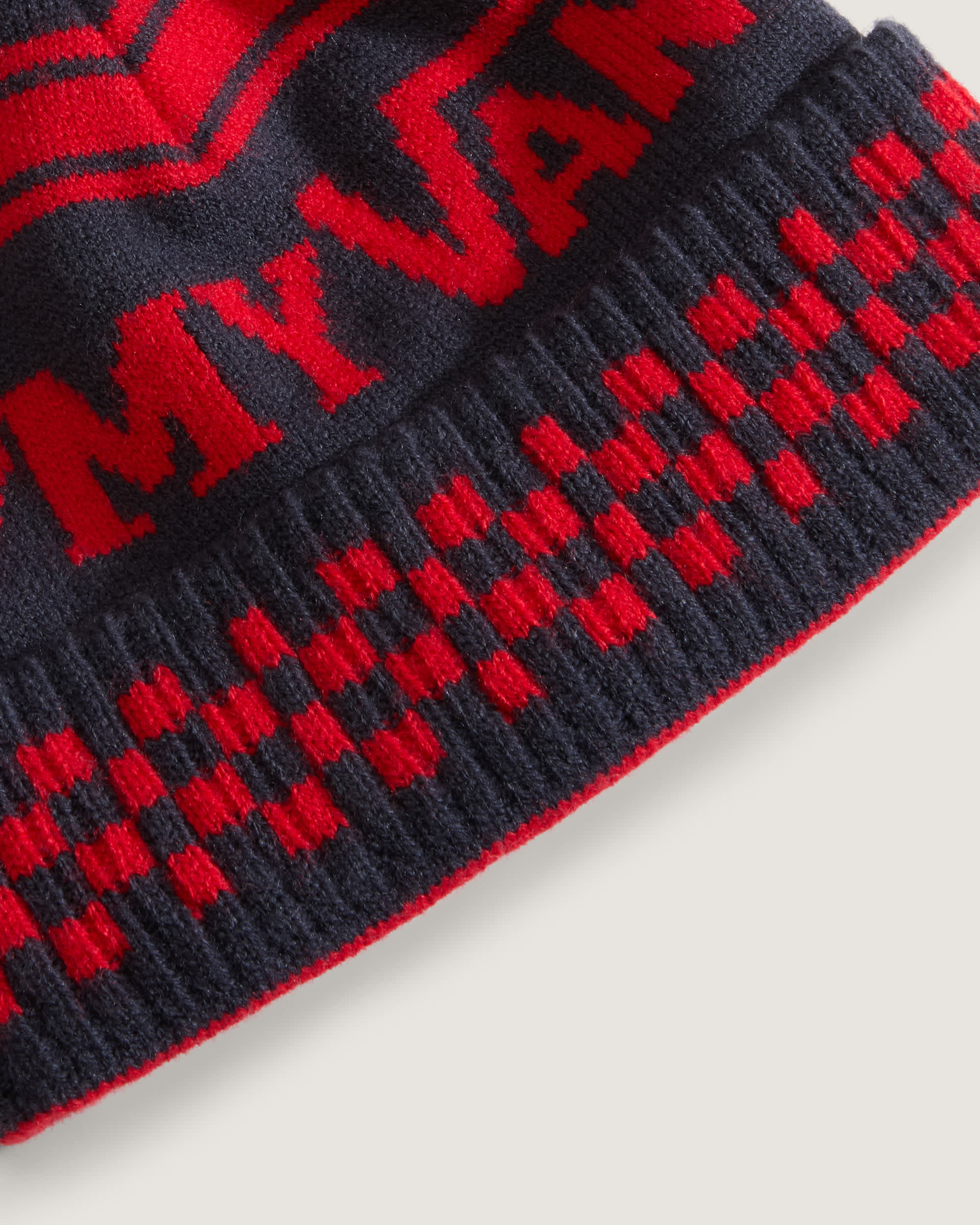 I Love My Vans Pom Beanie 48 years VANS Blue ALT2