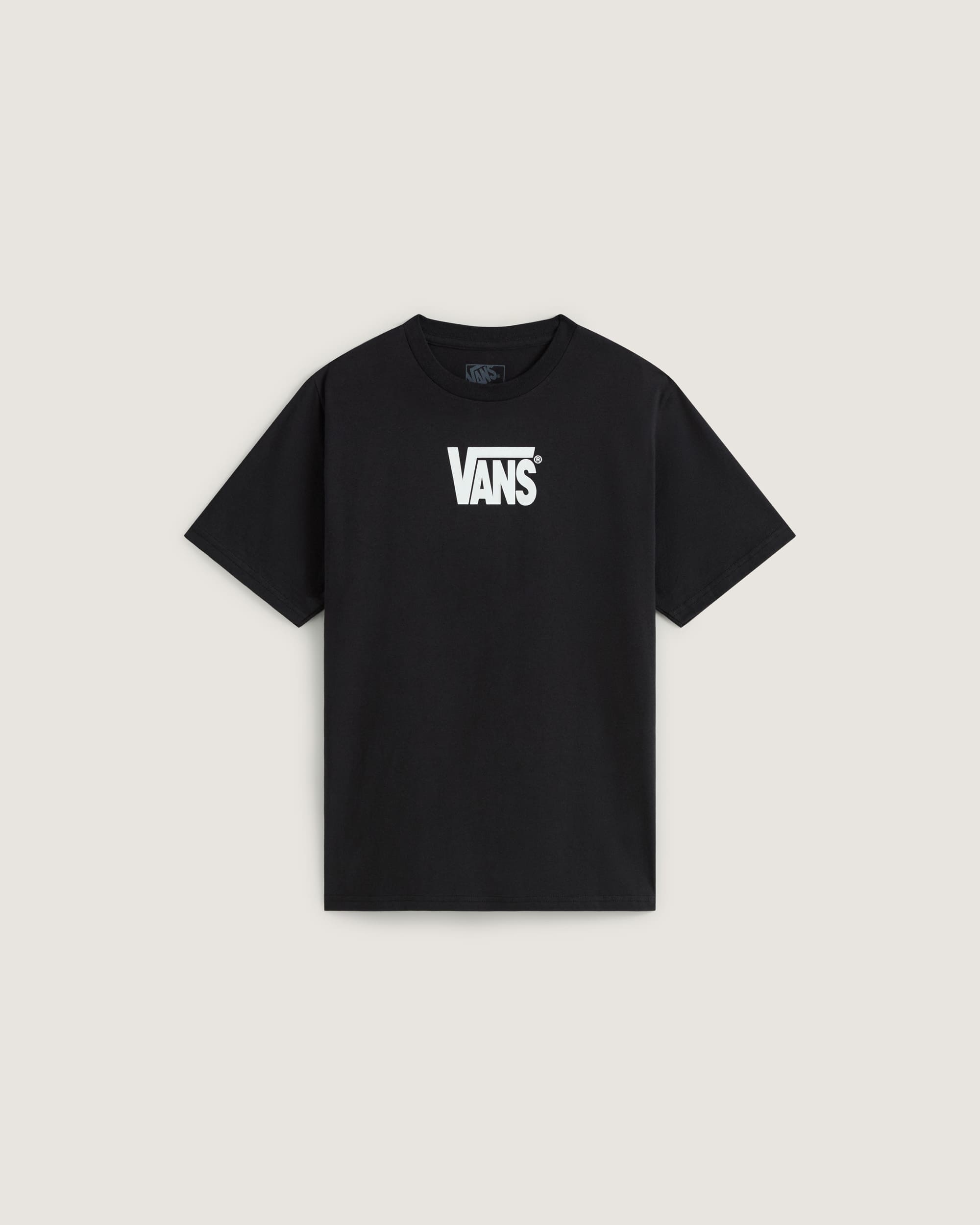 Kids Stretch Logo TShirt 814 Years VANS Black HERO