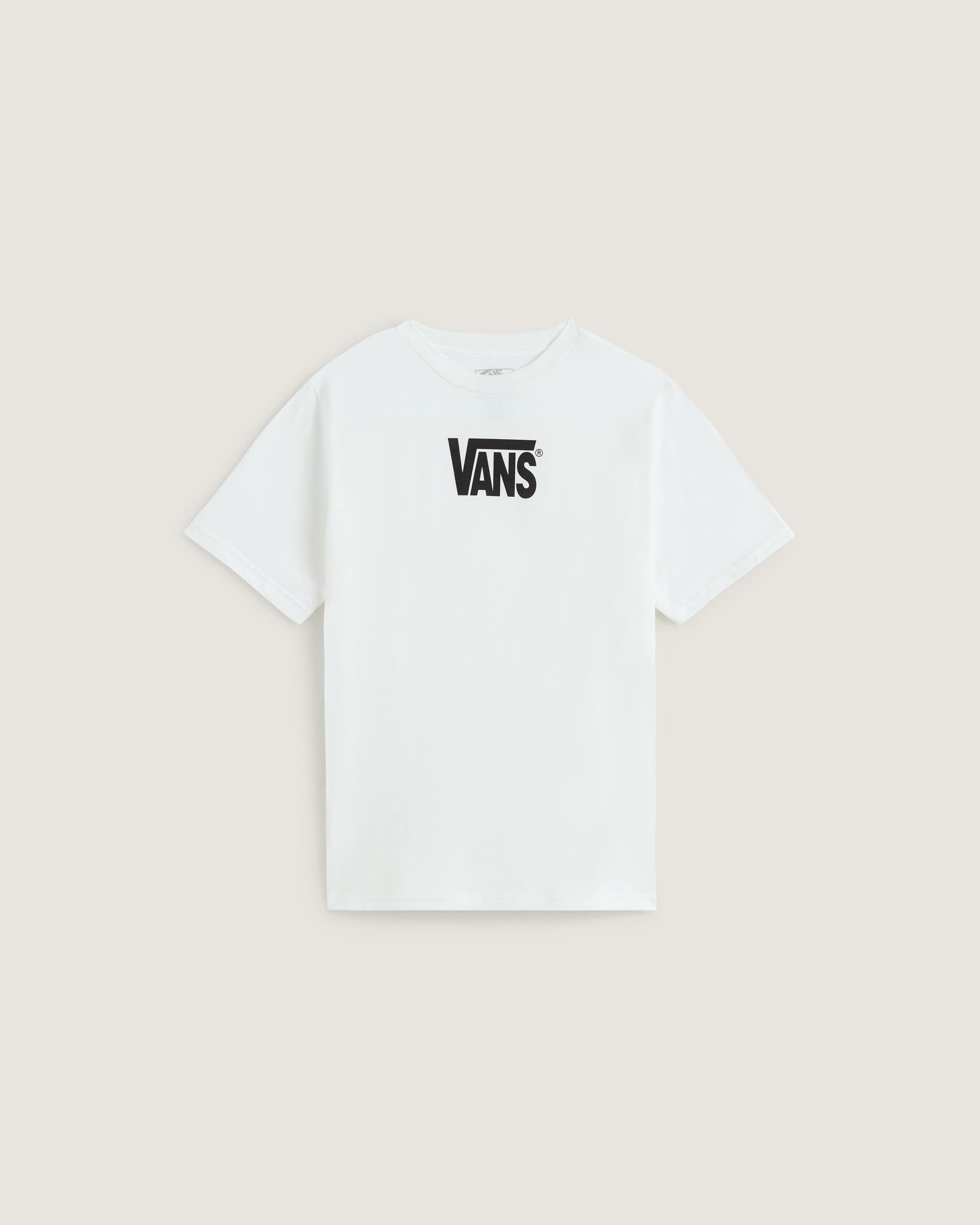 Kids Stretch Logo TShirt 814 Years VANS White HERO