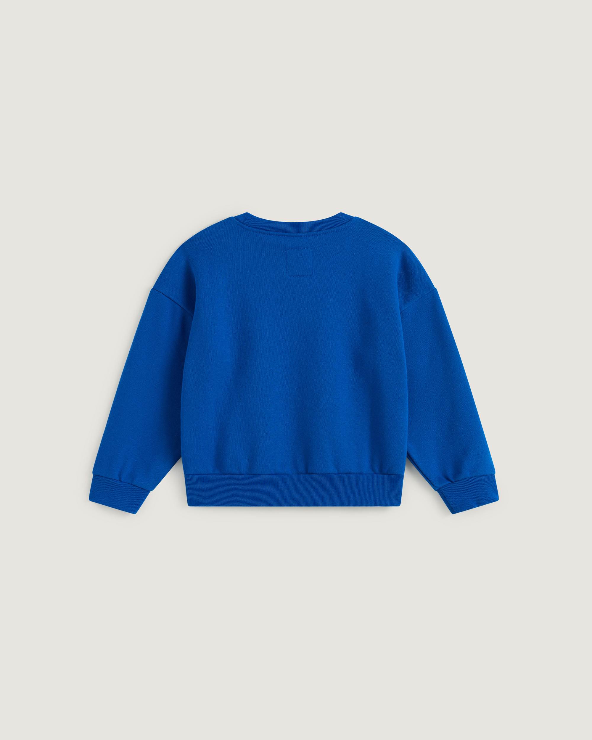 Kinder StretchSweatshirt mit Rundhalsausschnitt und Logo 28 Jahre VANS Blau ALT1