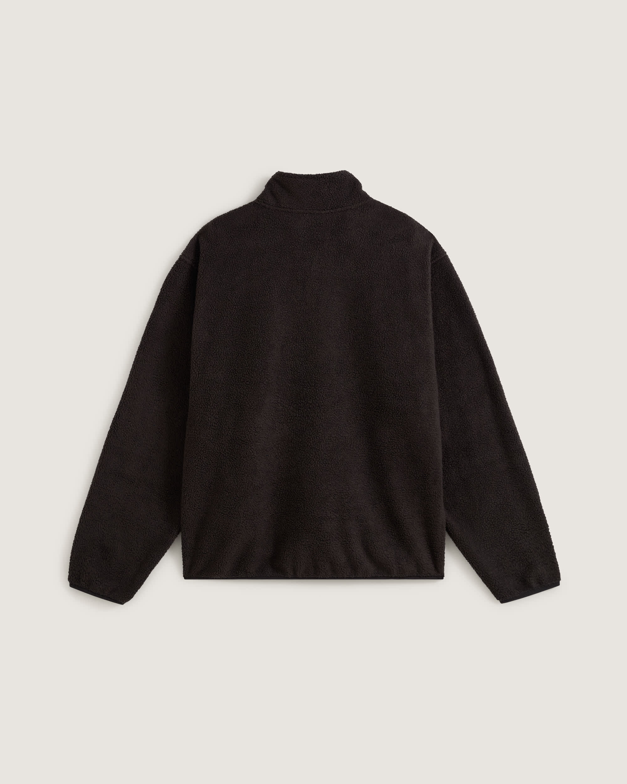 High Pile Half Zip Polar Fleece Sweatshirt VANS Zwart ALT1