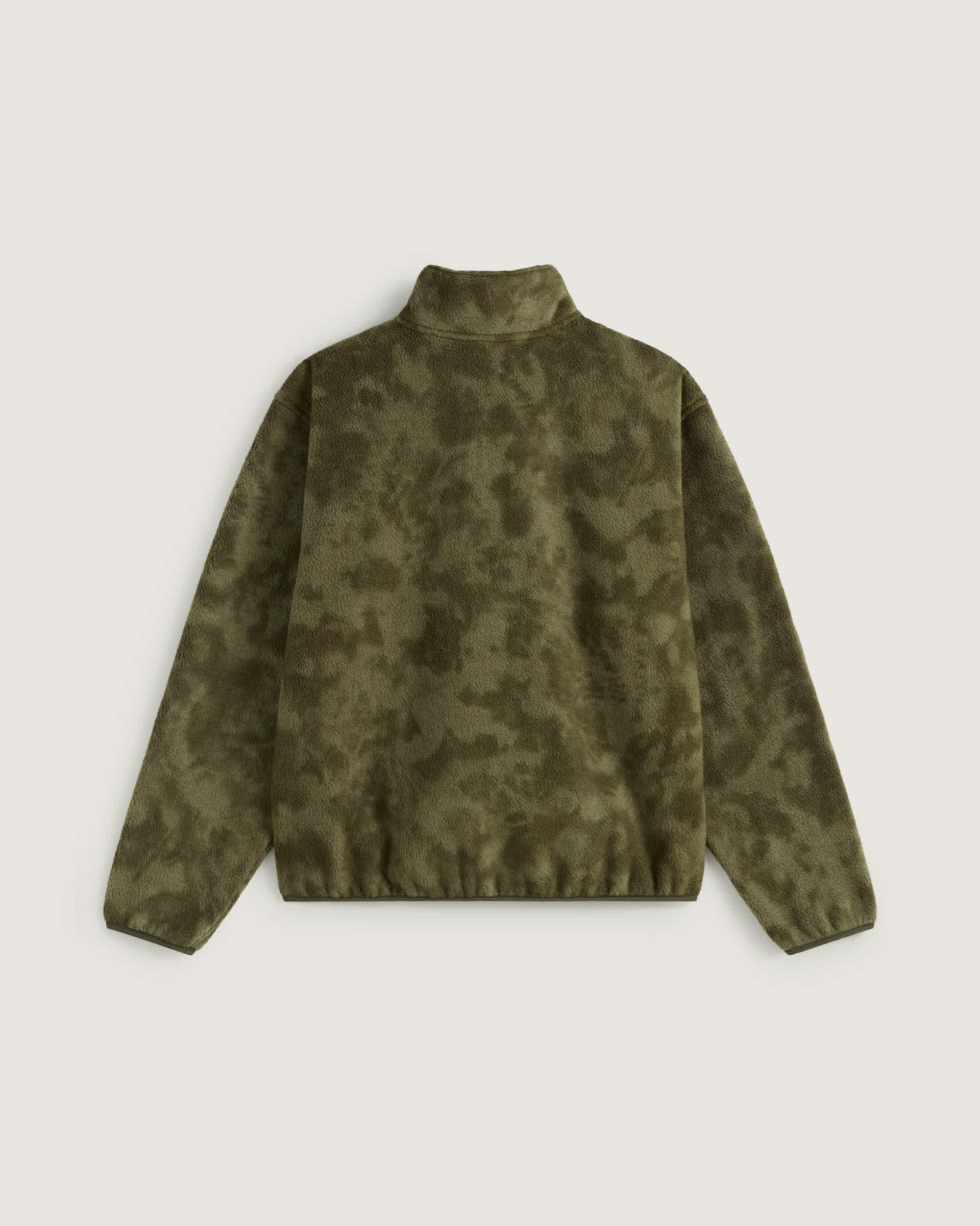 High Pile Half Zip Polar Fleece Sweatshirt VANS Groen ALT1