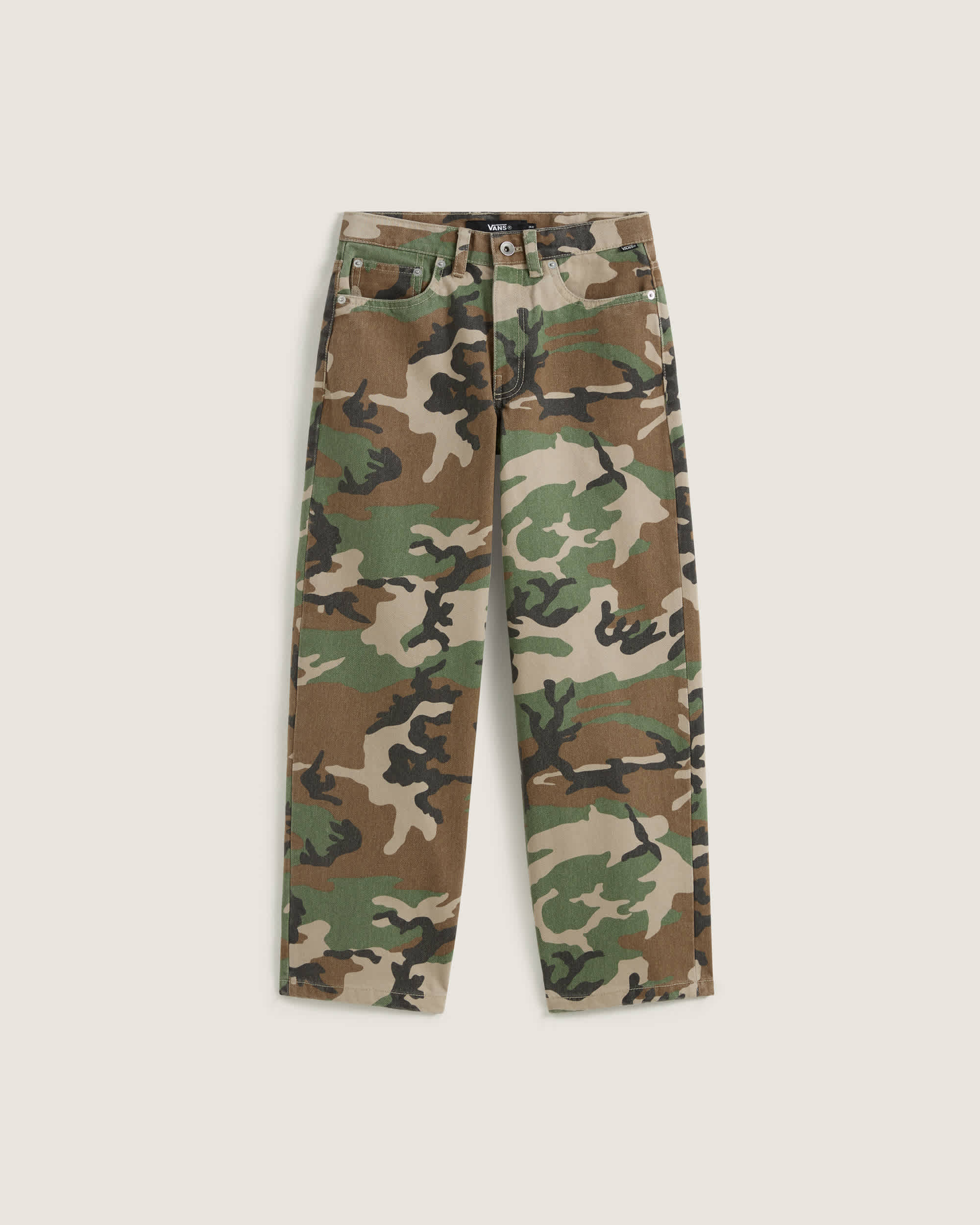 Jean Check5 Baggy AOP Denim Ado 814 ans VANS Vert HERO