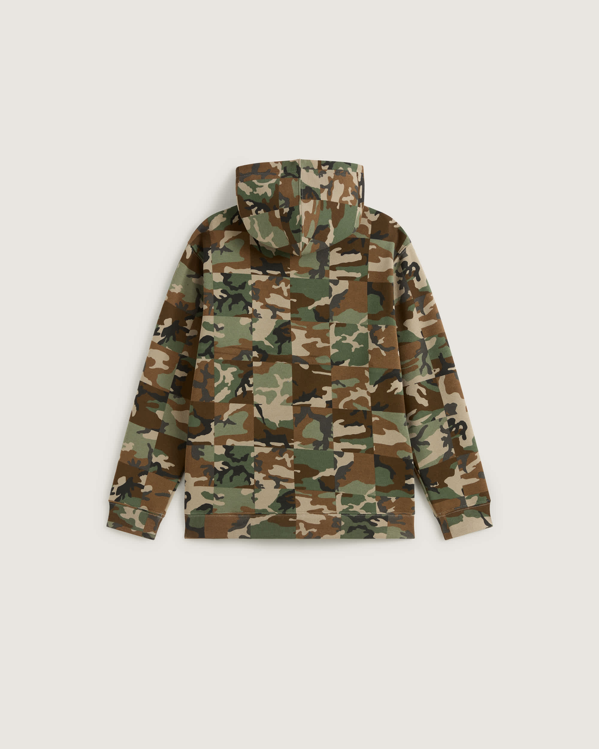 Kids Checker Camo Pullover Hoodie 814 years VANS Brown ALT1