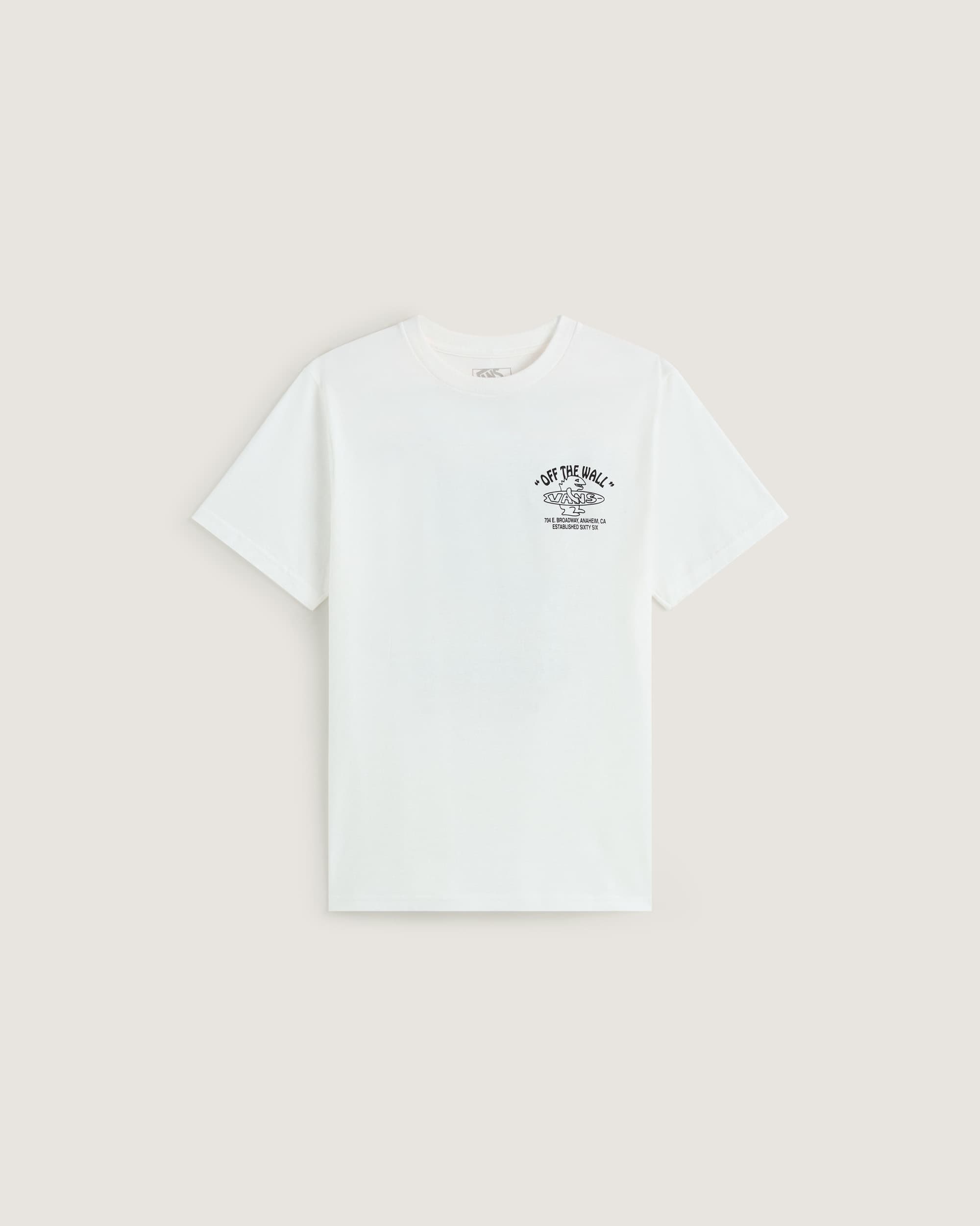 Food Spot SS Tee White VANS White HERO