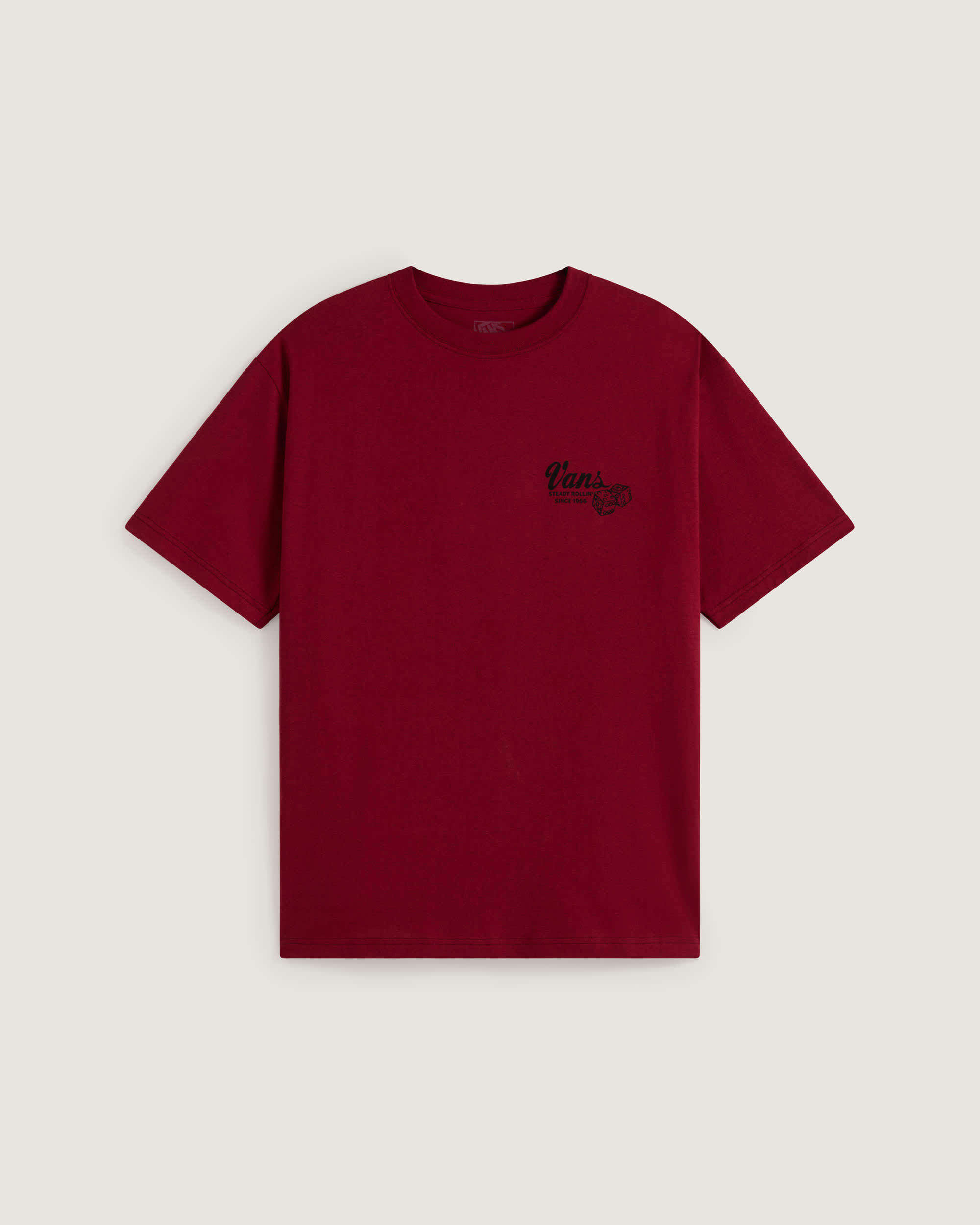 Tshirt High Roller VANS Bordeaux HERO