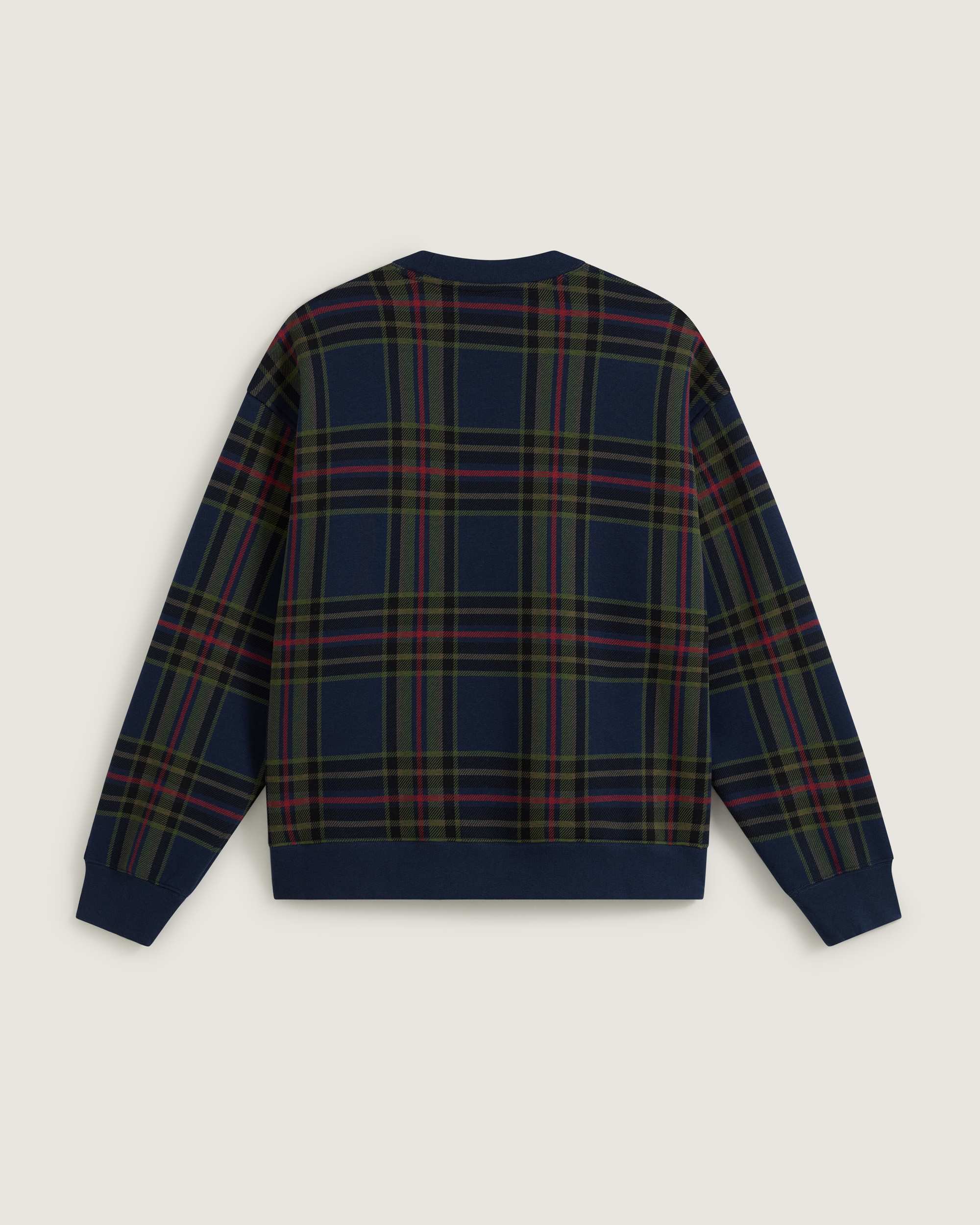 Felpa girocollo Printed Plaid VANS Blu ALT1