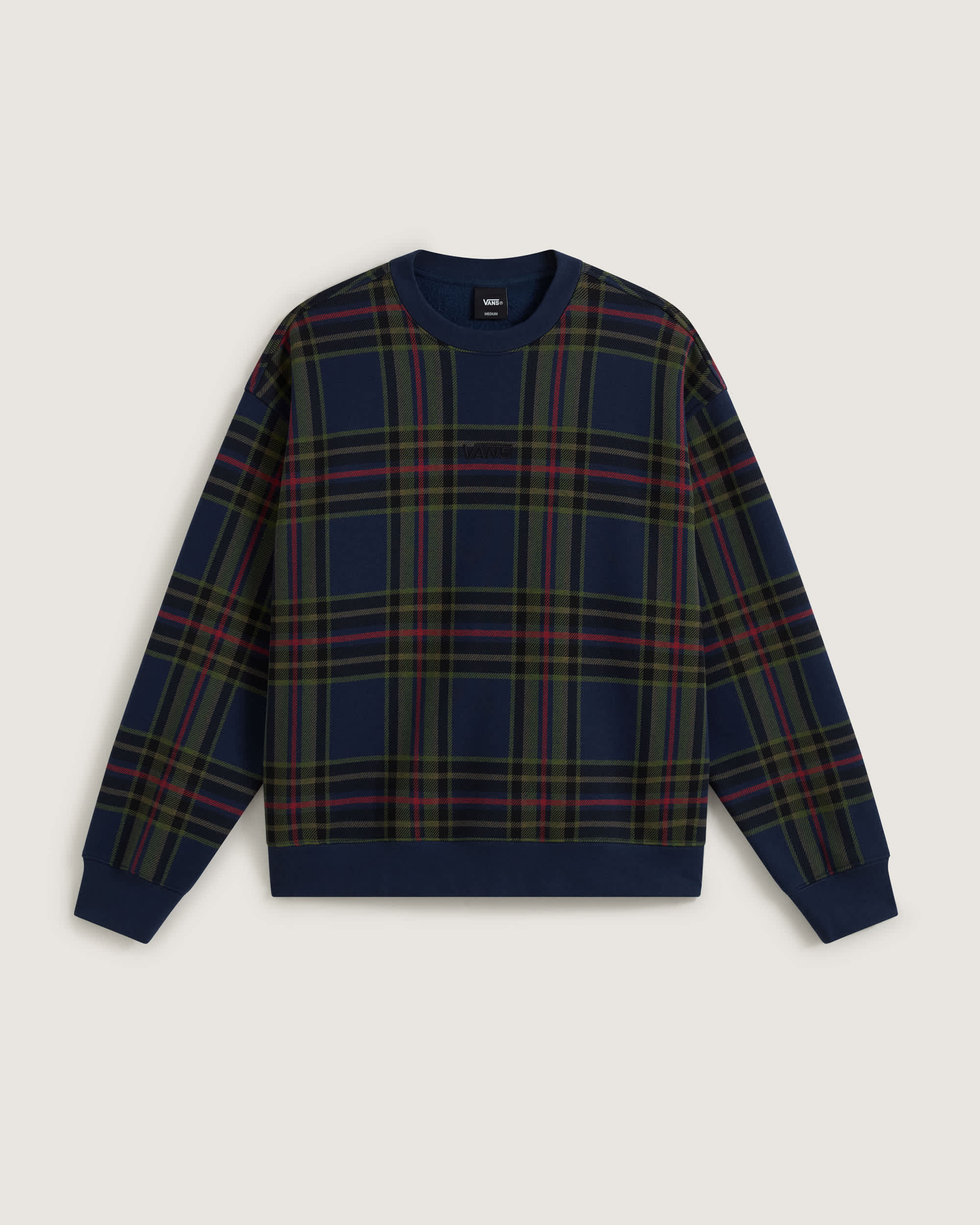 Felpa girocollo Printed Plaid VANS Blu HERO