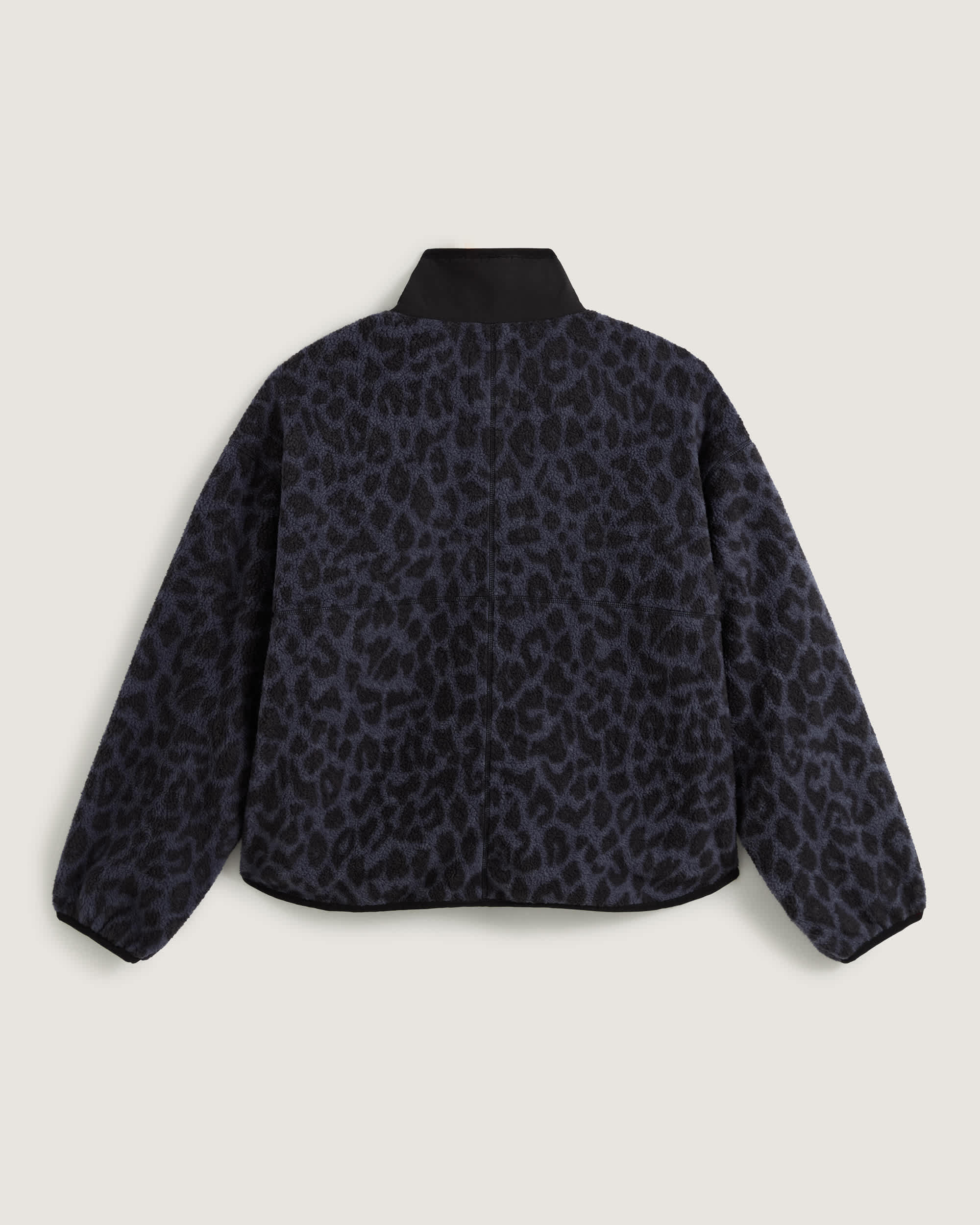 Jacke mit Print aus hochflorigem Fleece VANS Blau ALT1
