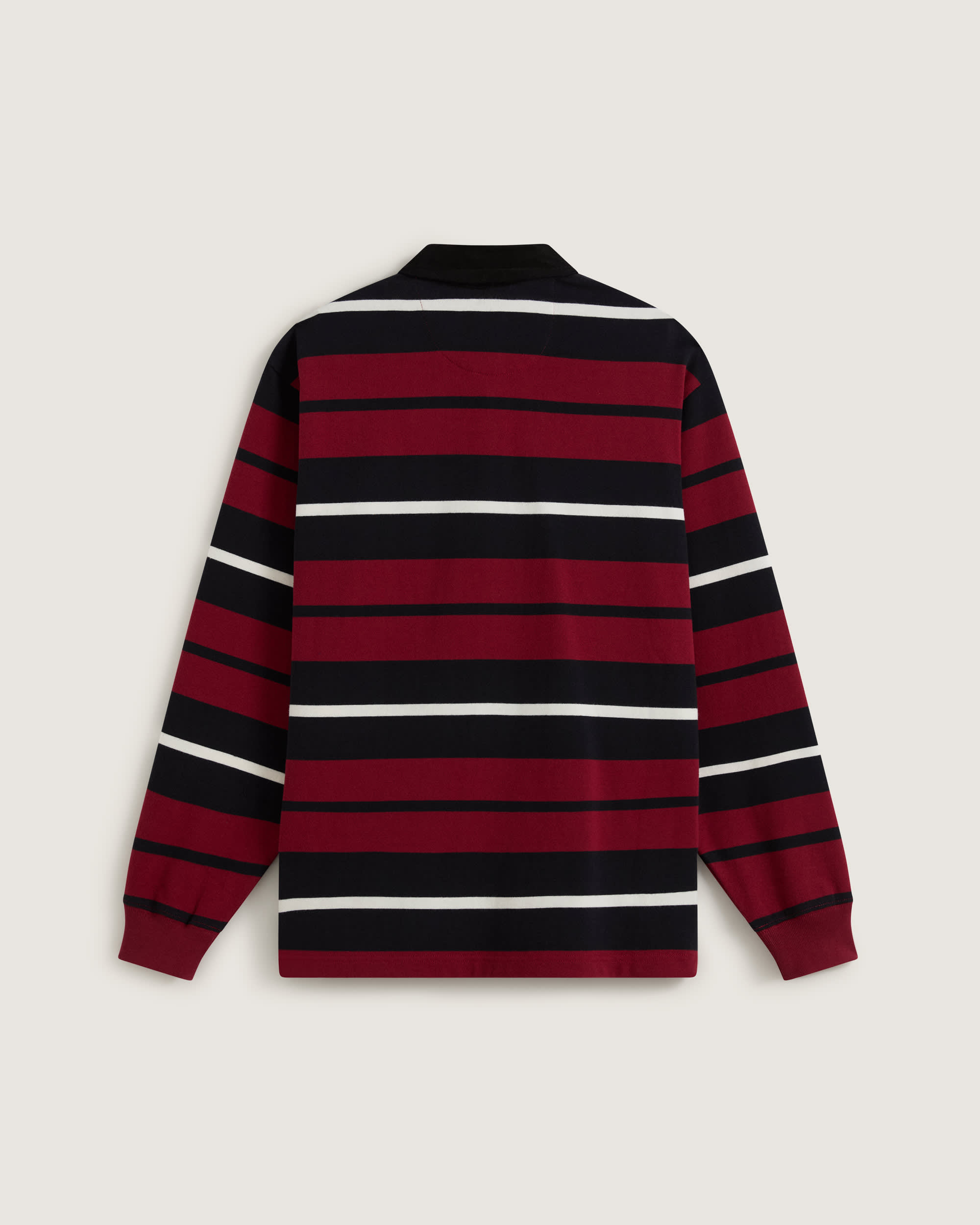 Fly High Long Sleeve Rugby Shirt VANS Burgundy ALT1