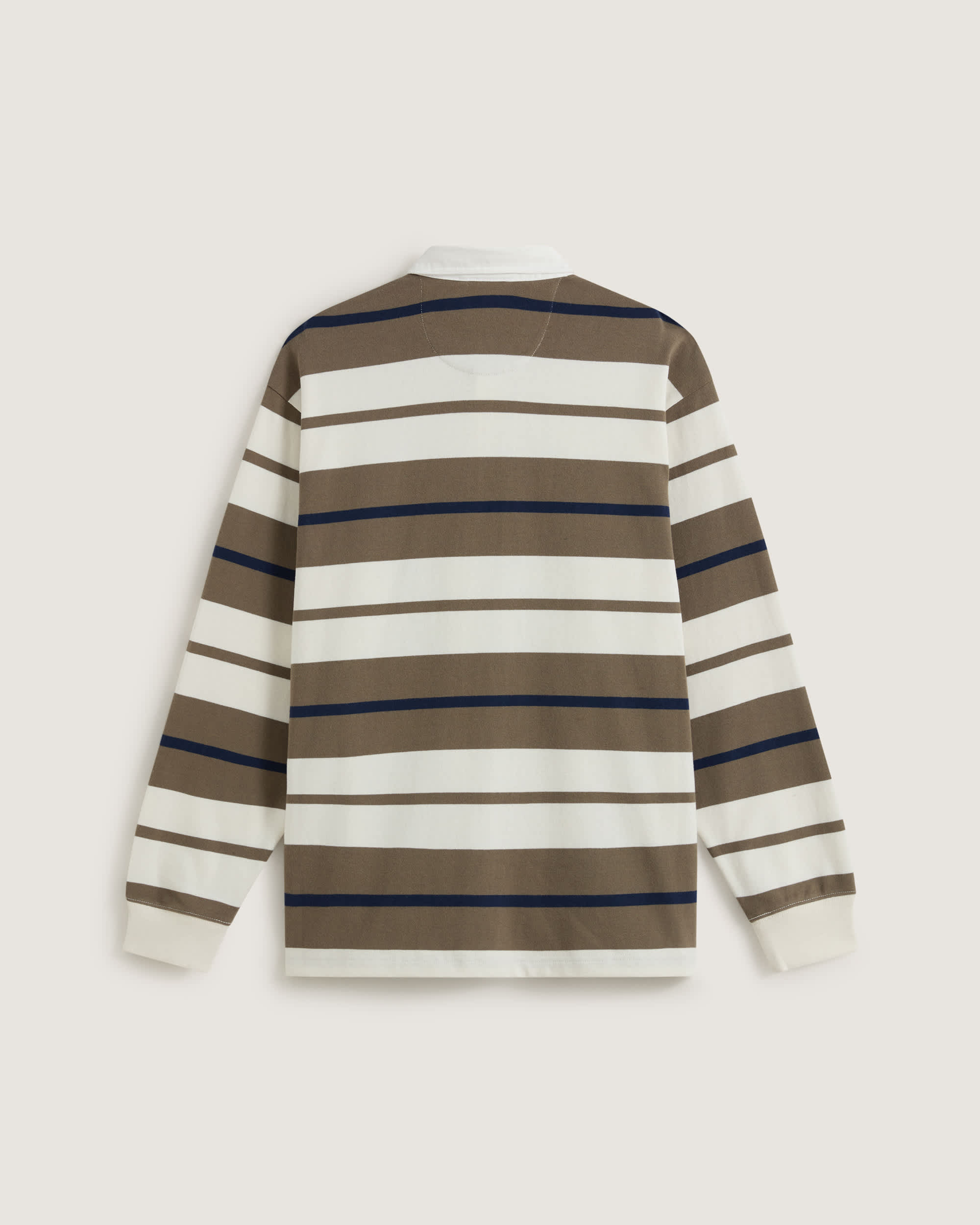 Fly High Long Sleeve Rugby Shirt VANS Brown ALT1