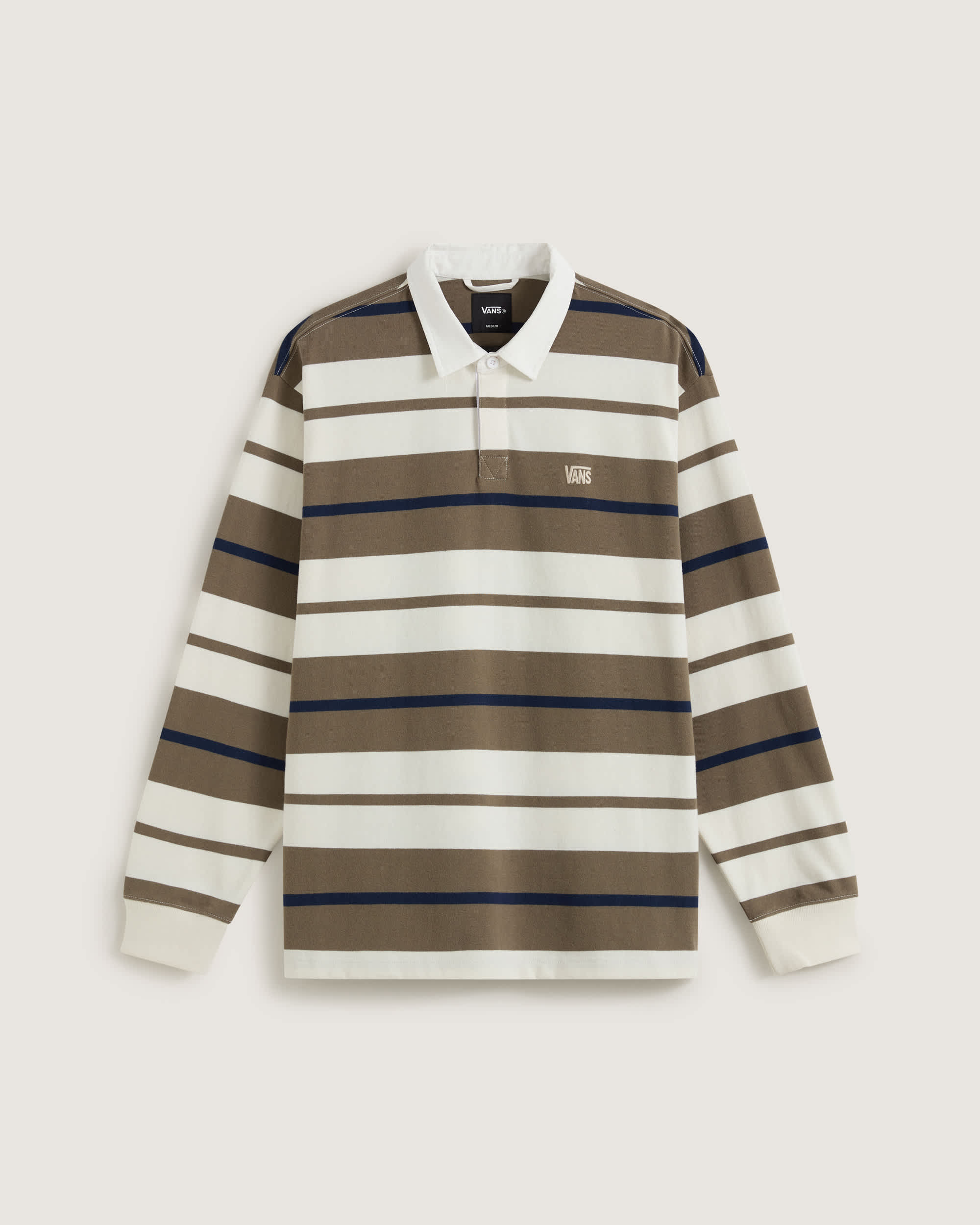Fly High Long Sleeve Rugby Shirt VANS Brown HERO