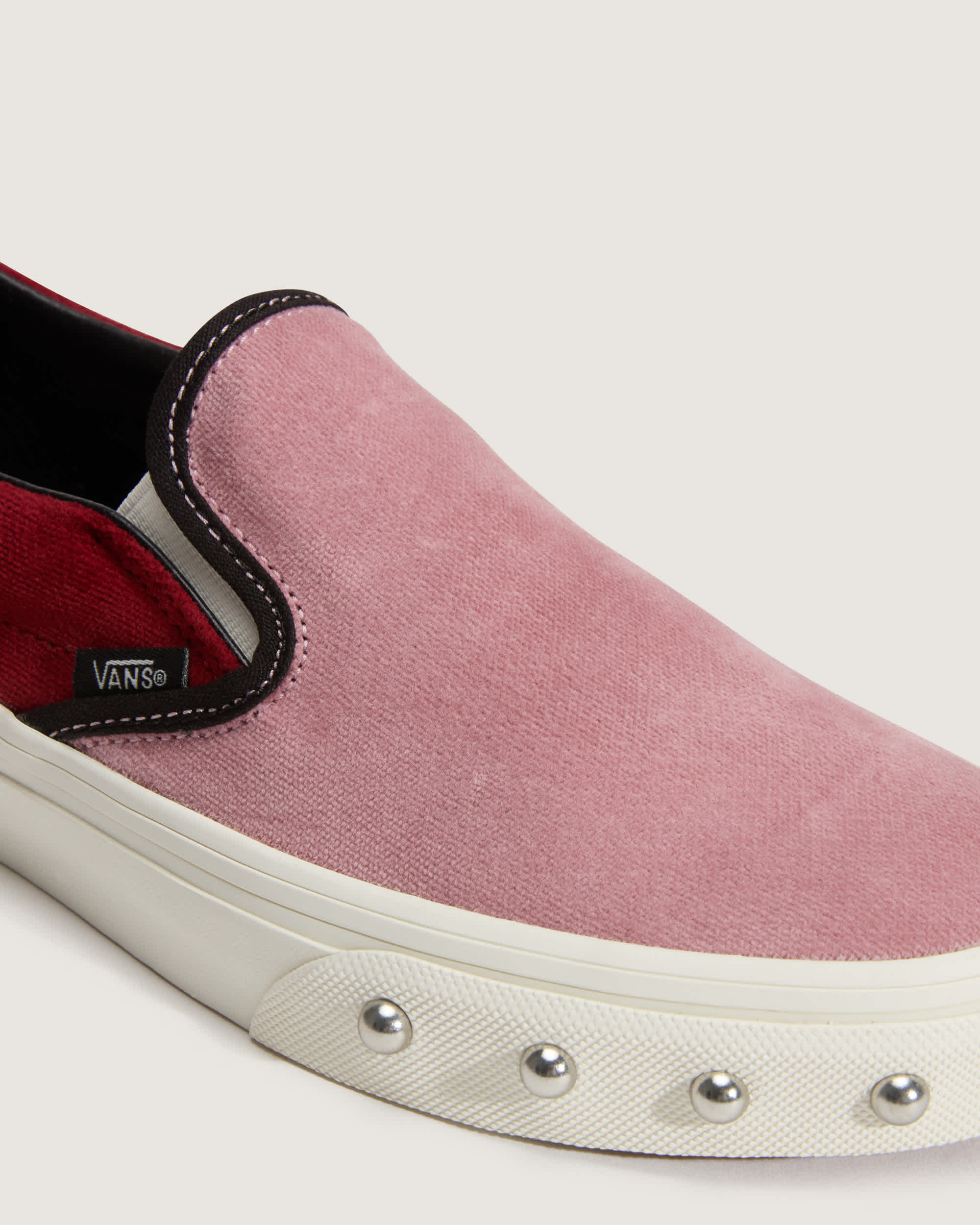 Chaussures Classic SlipOn VANS Rose ALT4