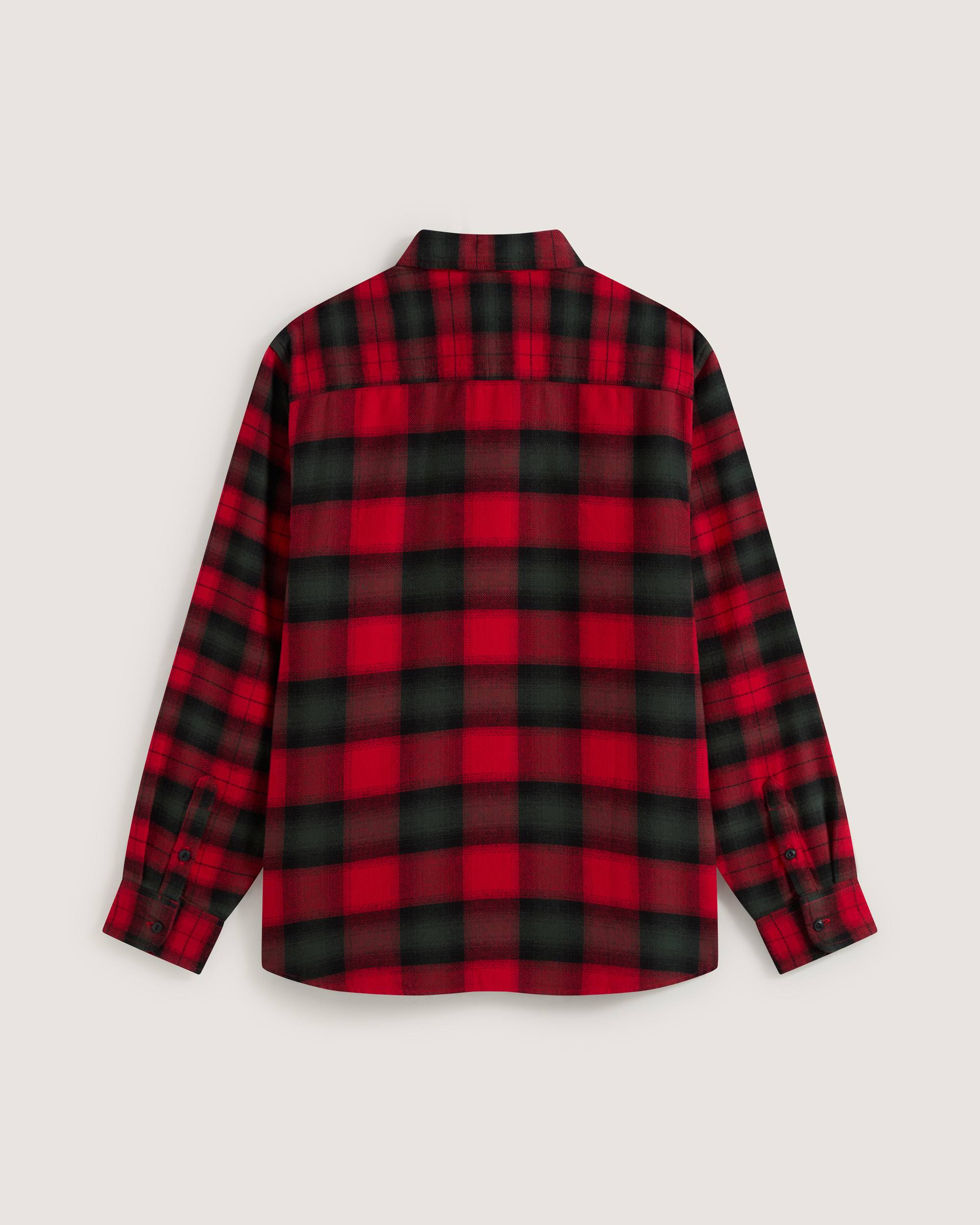 Camicia in flanella con motivo scozzese misto Lawson VANS Rosso ALT1