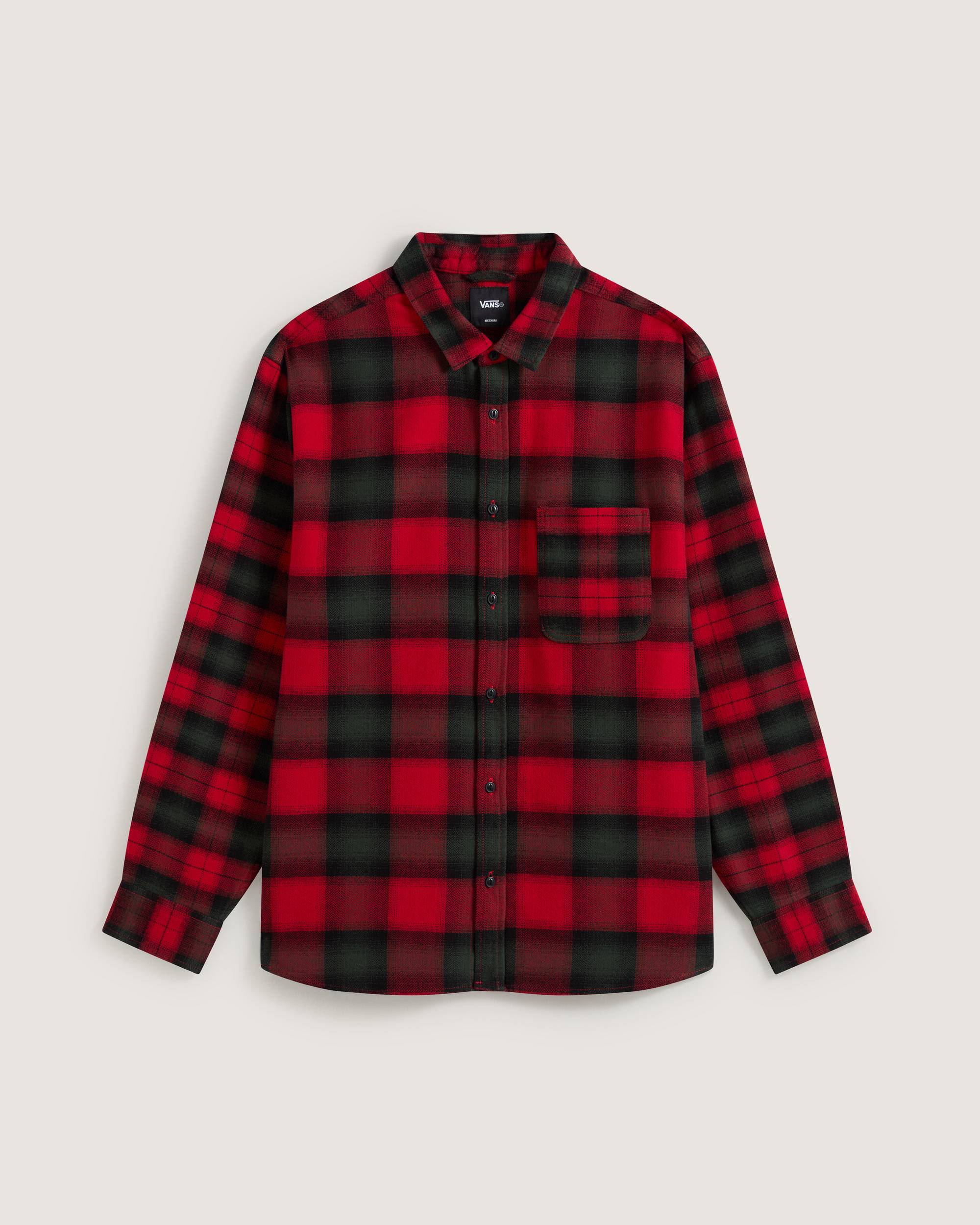 Camicia in flanella con motivo scozzese misto Lawson VANS Rosso HERO