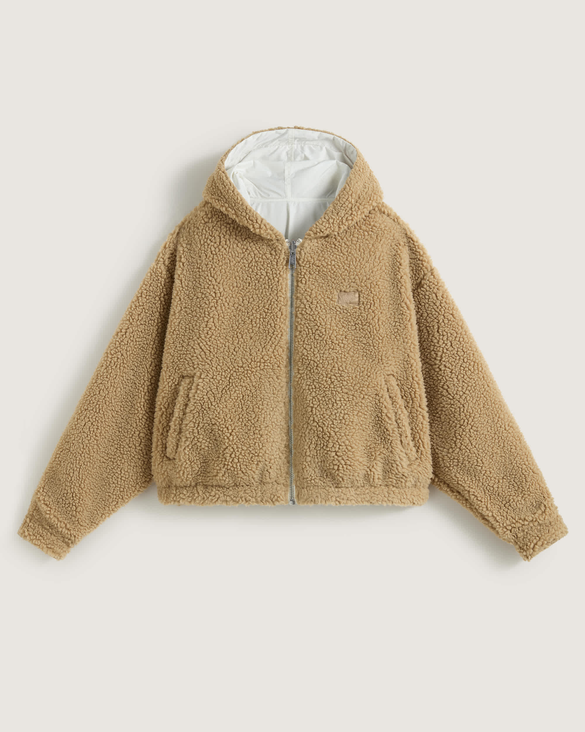 Veste Foundry Hooded Cropped Reversible VANS Blanc ALT2