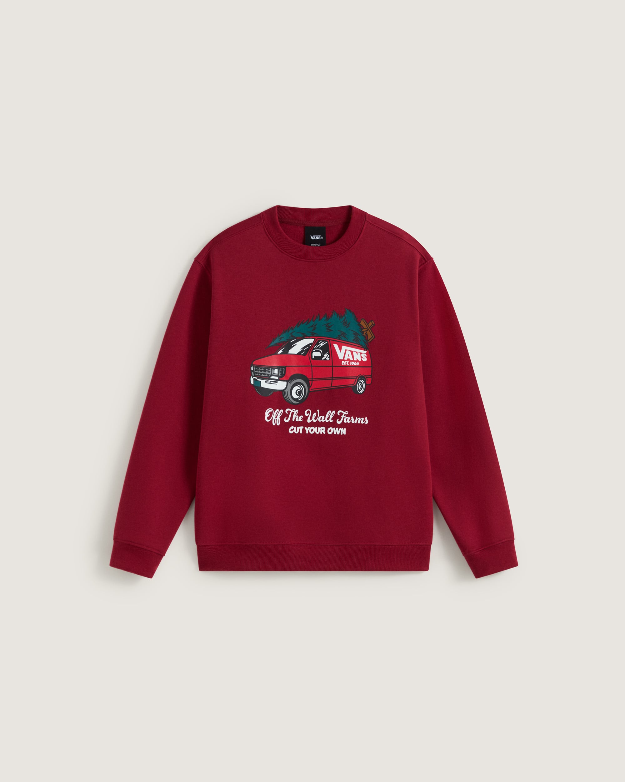 Dziecica bluza Cut Your Own Crew 814 lat VANS Bordowy HERO