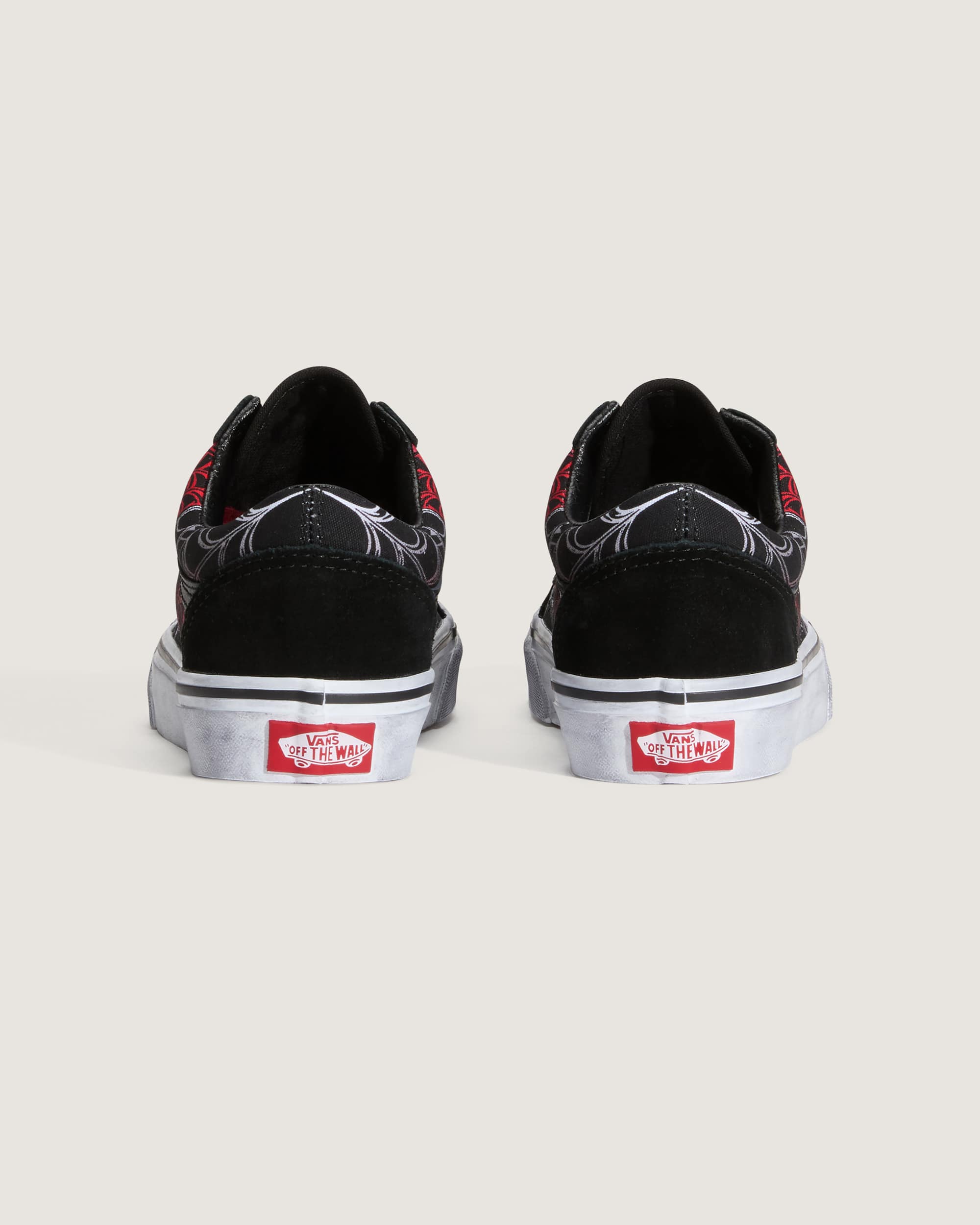 Jugendliche Old Skool Halloween Schuhe 814 Jahre VANS Schwarz ALT3