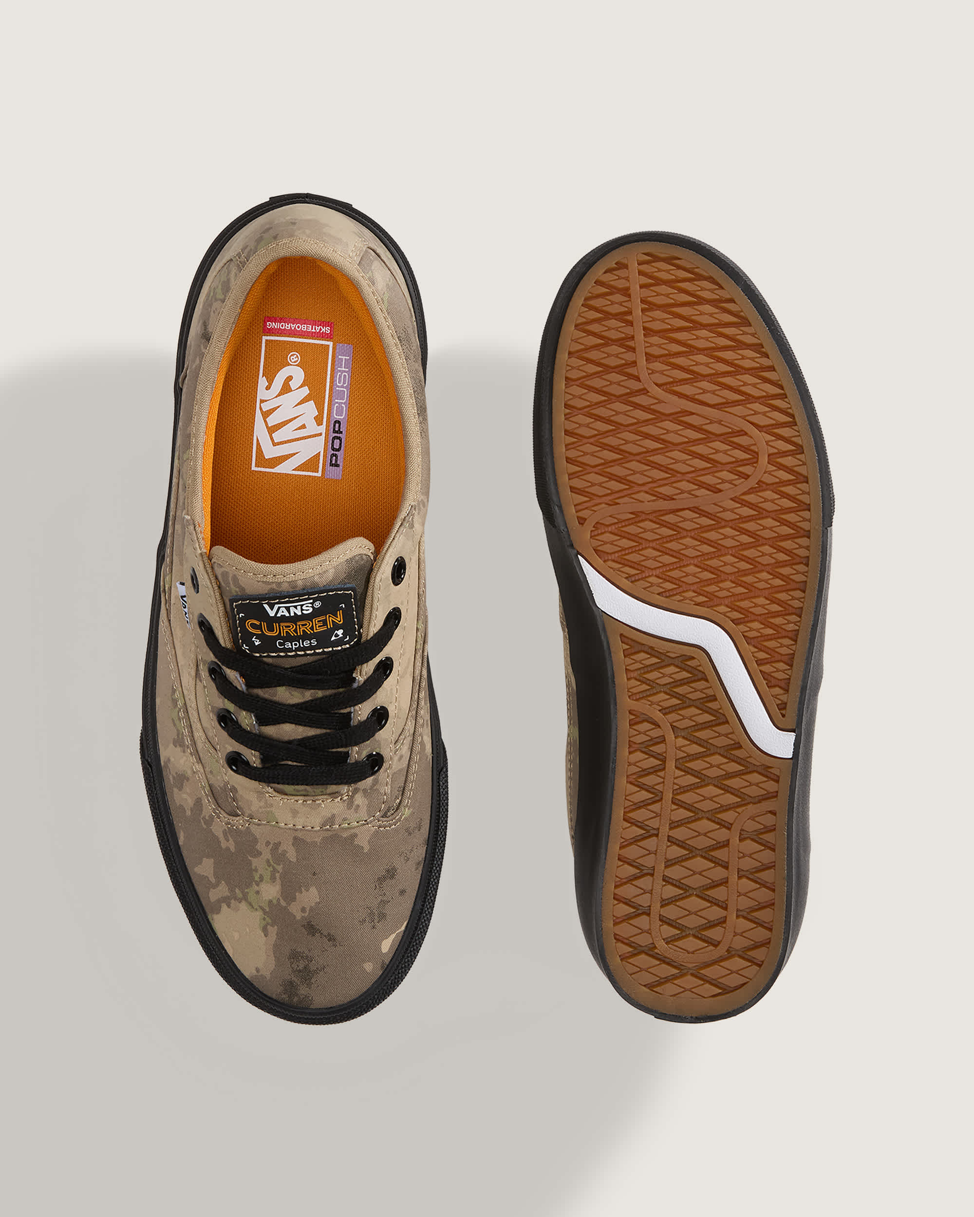 Scarpe Skate Curren Caples VANS Arancio ALT2